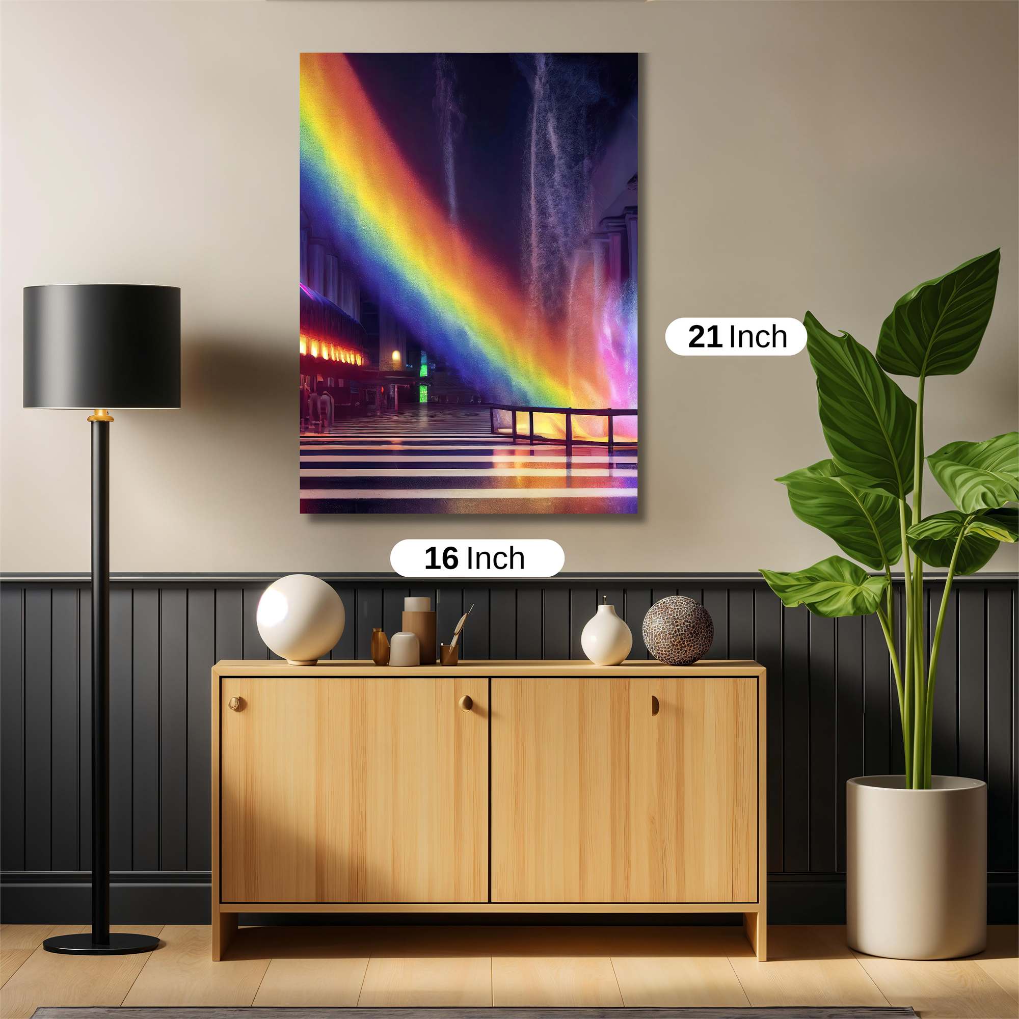 Rainbow Reverie Safe Wall Magnetic / M