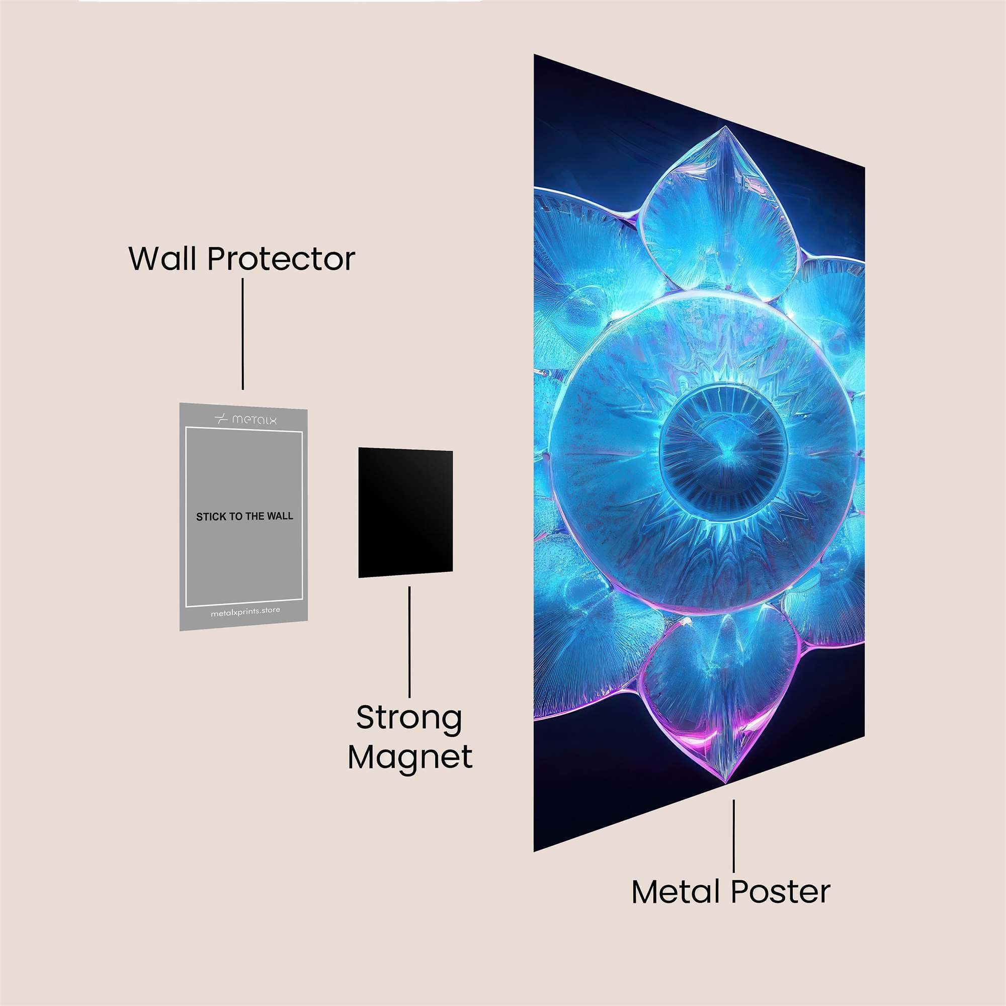 Lotus Radiance Safe Wall Magnetic / M