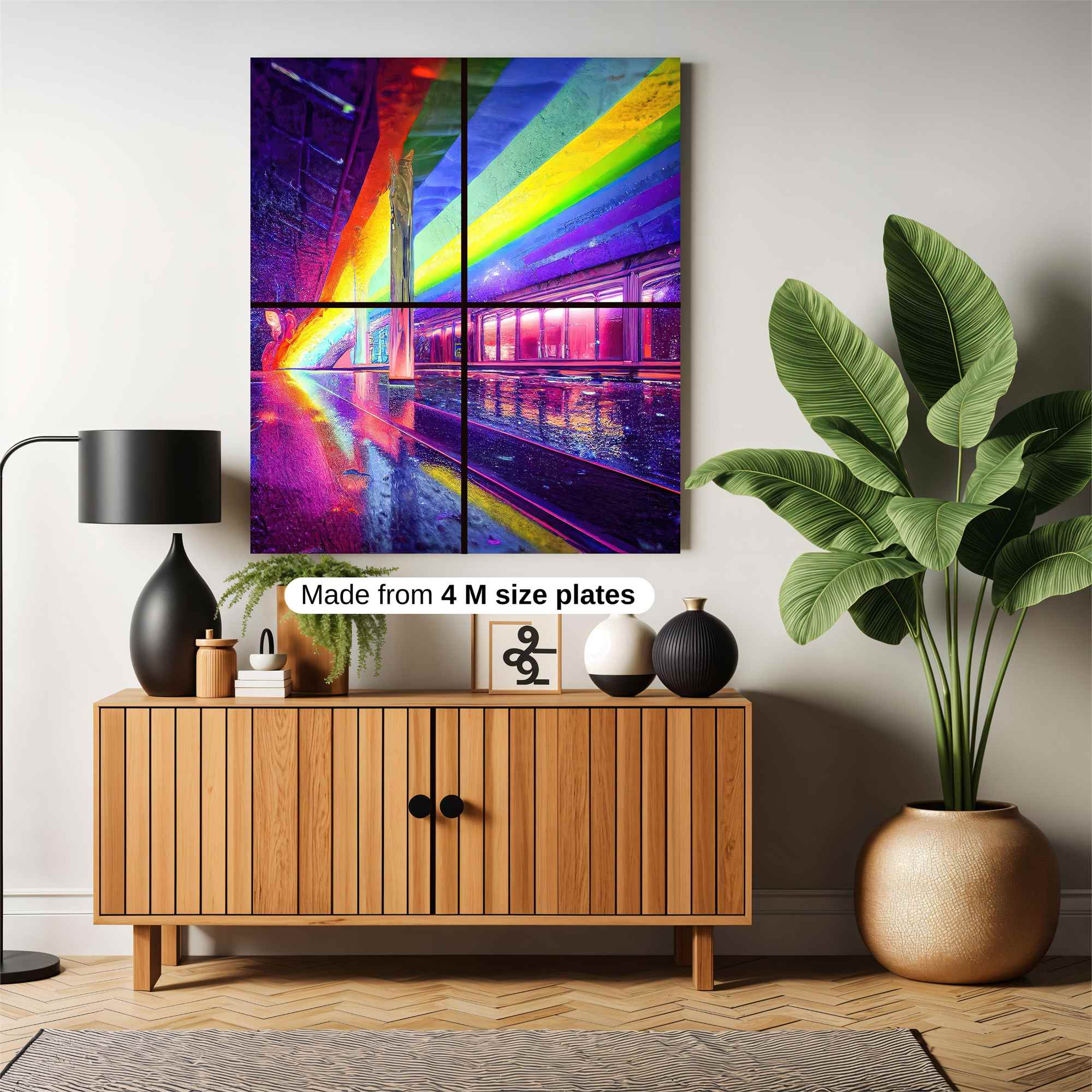 Rainbow Reverie Safe Wall Magnetic / M