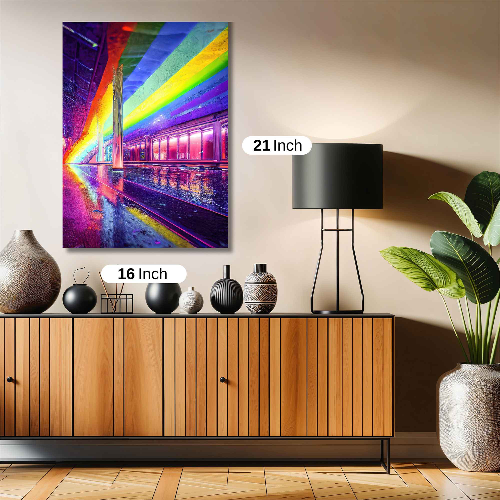 Rainbow Reverie Safe Wall Magnetic / M