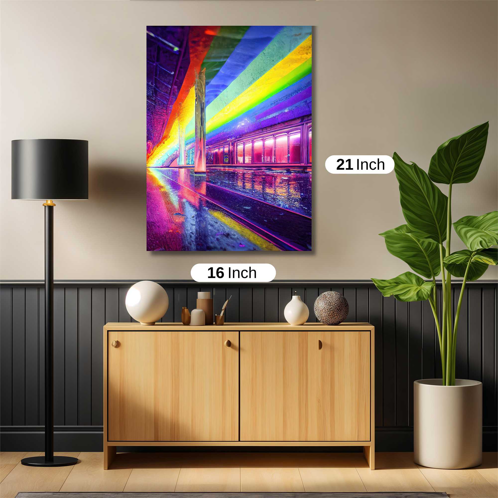 Rainbow Reverie Safe Wall Magnetic / M