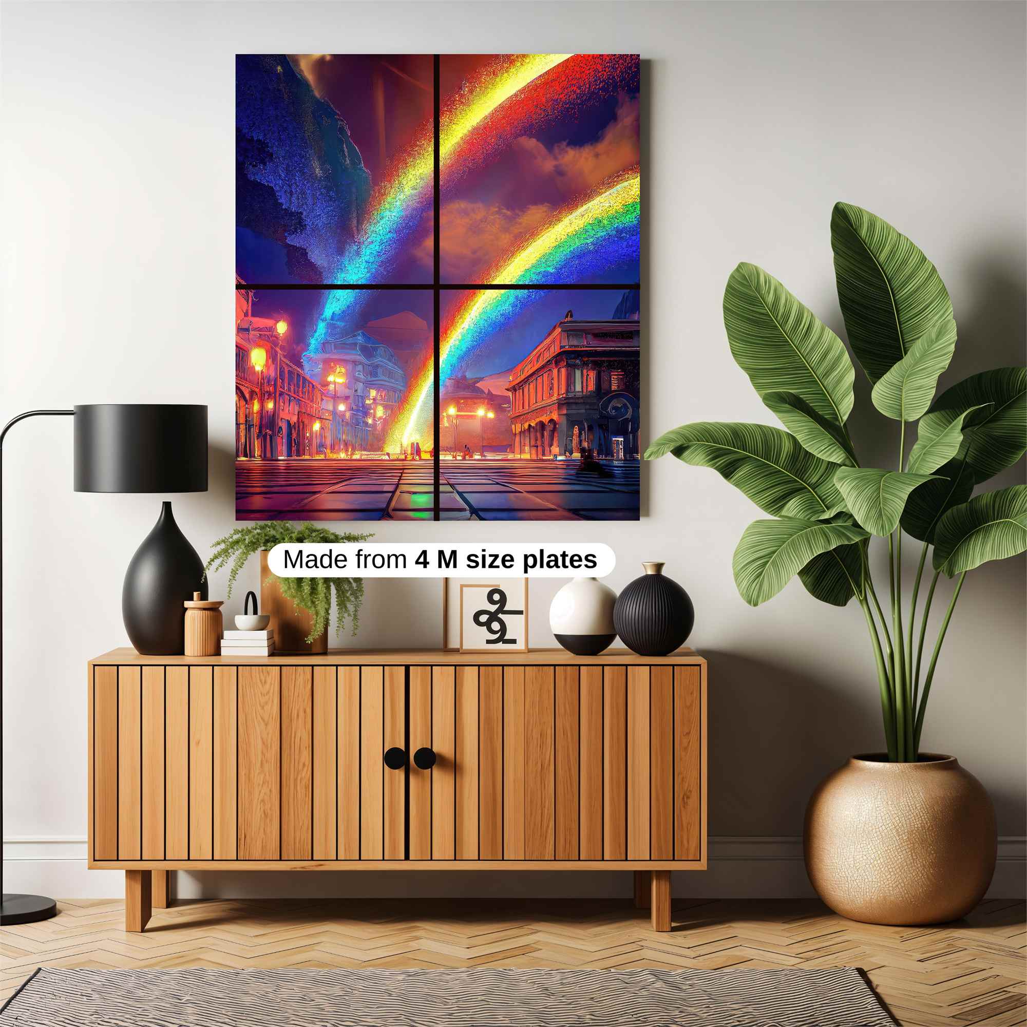 Rainbow Reverie Safe Wall Magnetic / M