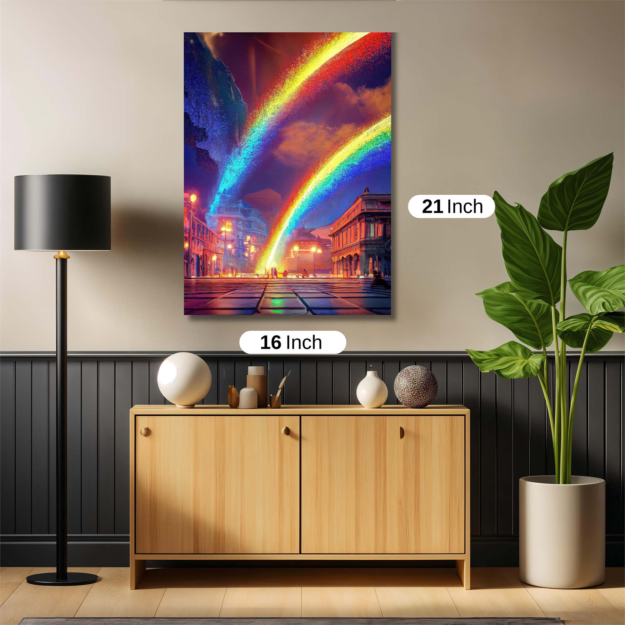 Rainbow Reverie Safe Wall Magnetic / M