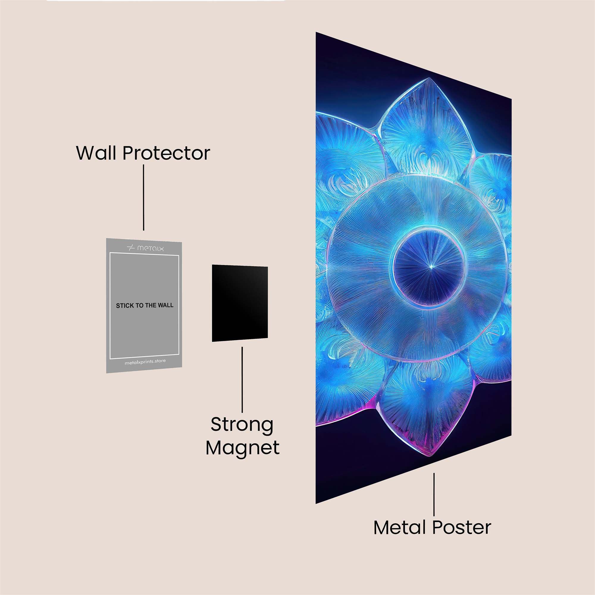 Chakra Glow Safe Wall Magnetic / M