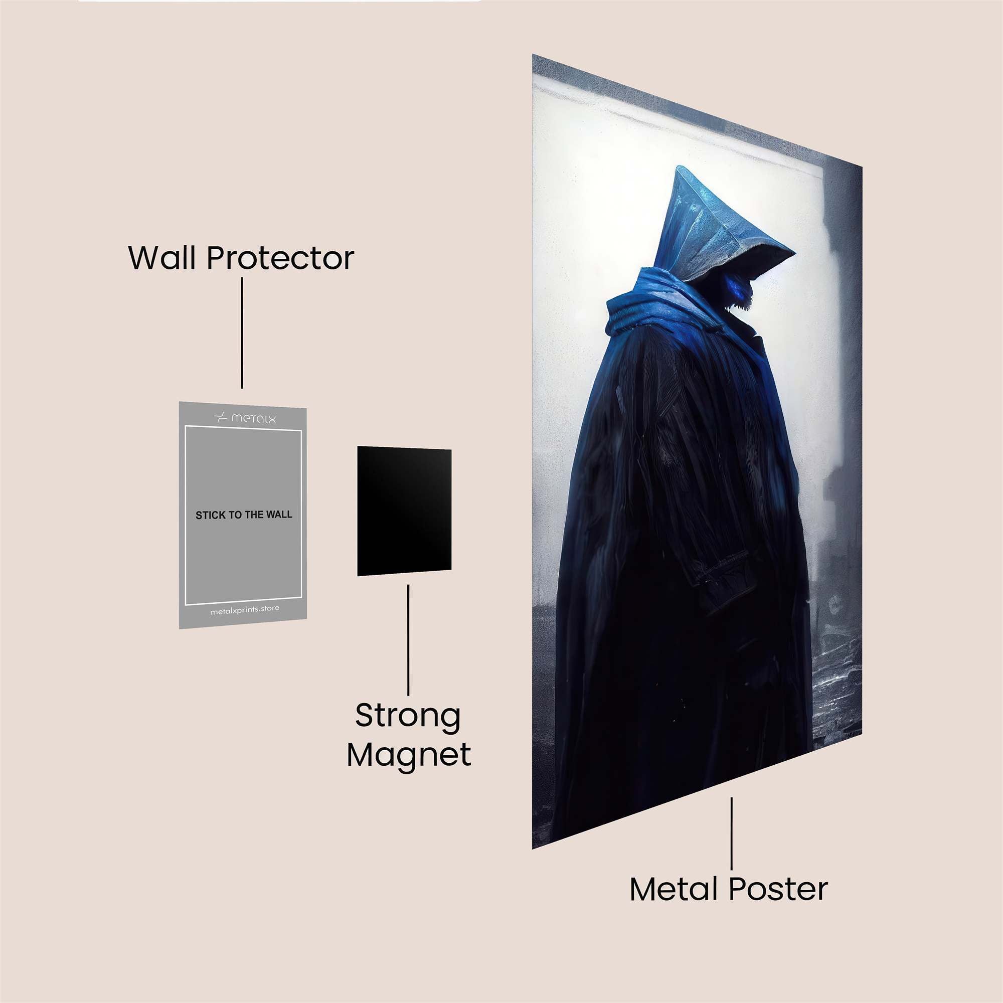 Mystic Solitude Safe Wall Magnetic / M