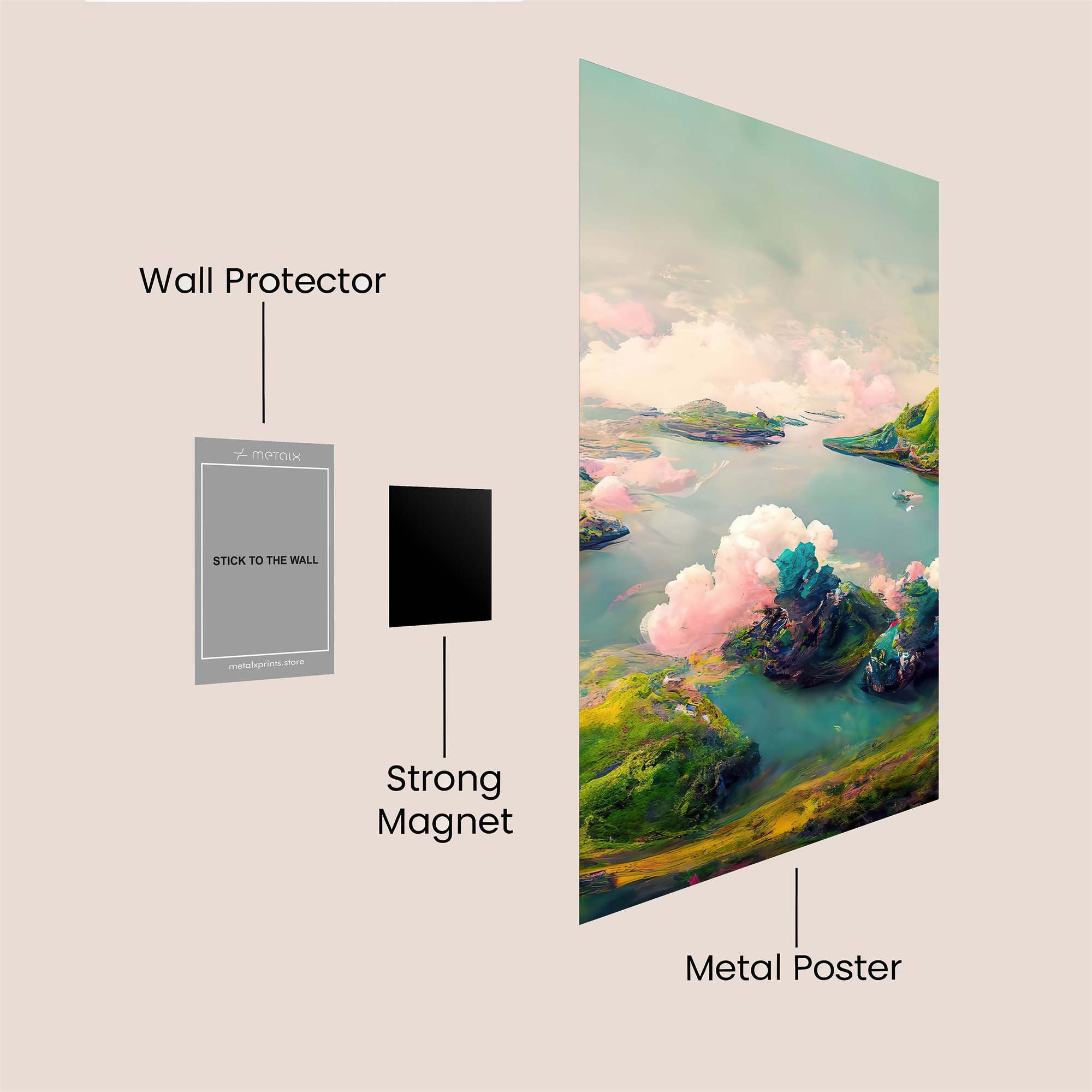 Stellar Tranquility Safe Wall Magnetic / M