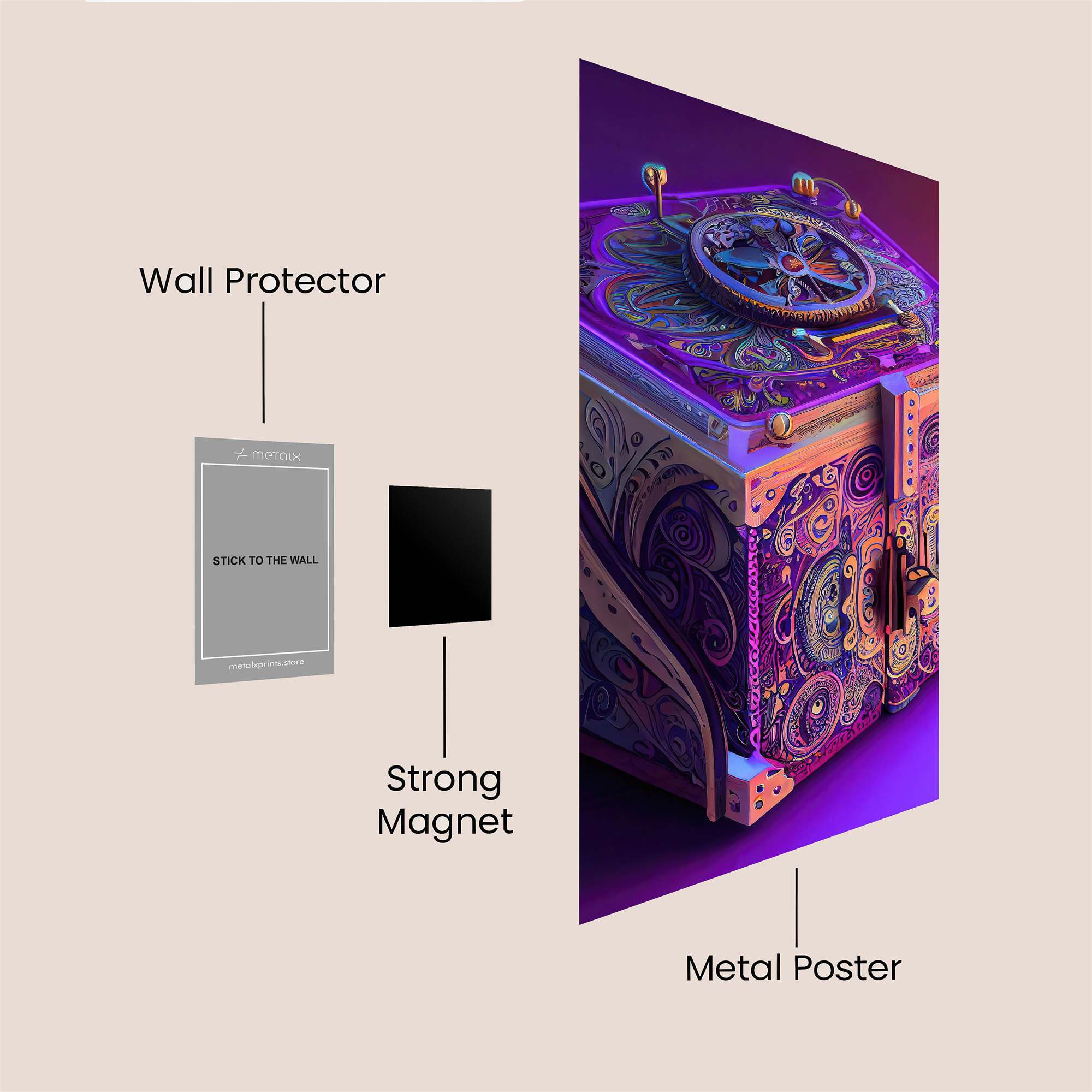 Mystic Enigma Safe Wall Magnetic / M