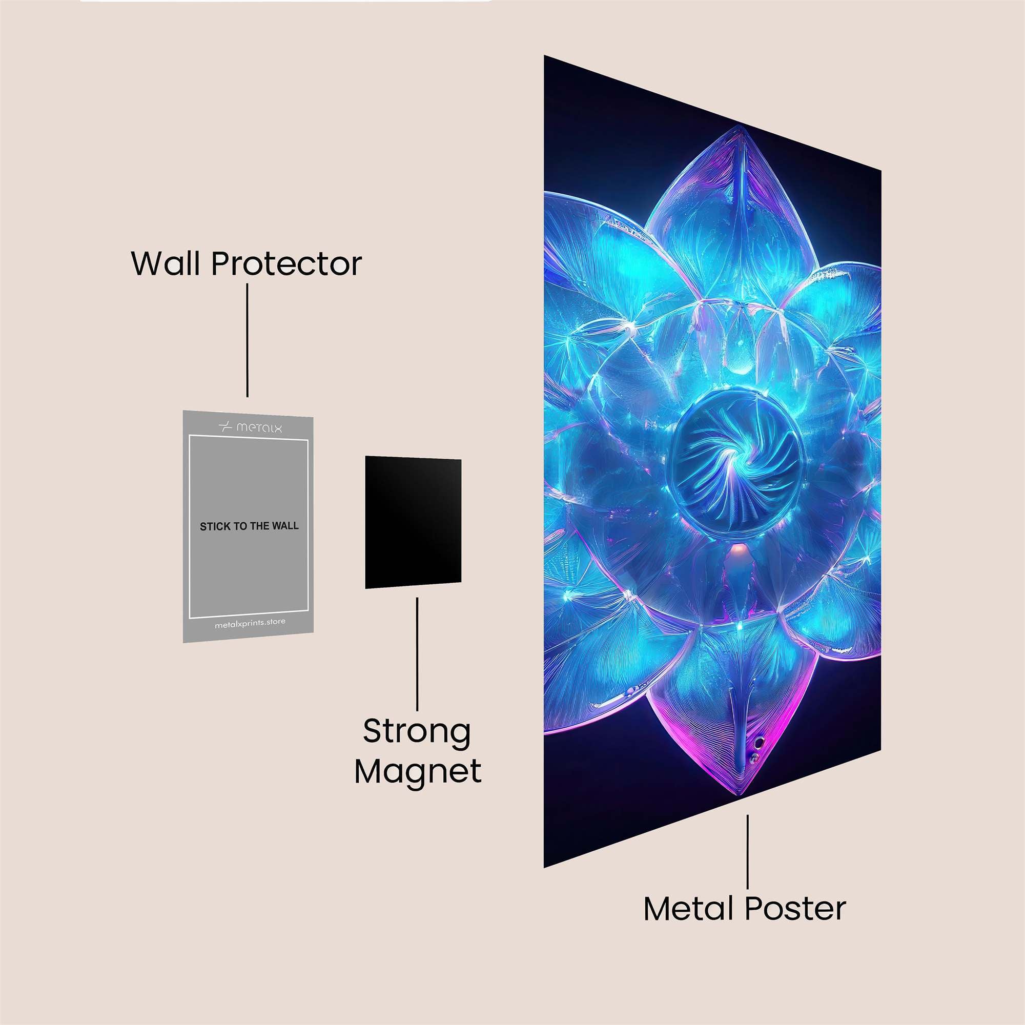 Lotus Radiance Safe Wall Magnetic / M
