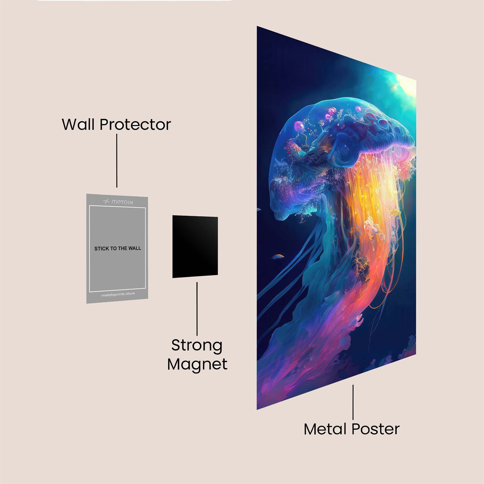 Jelly Radiance Safe Wall Magnetic / M