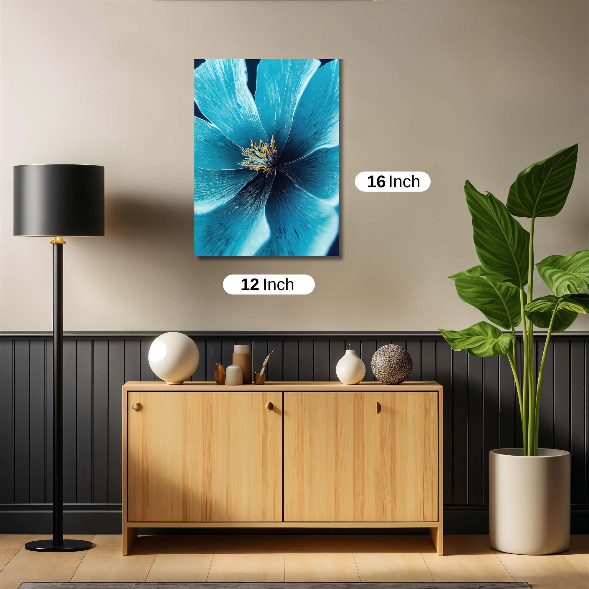 Blue Serenity Safe Wall Magnetic / M