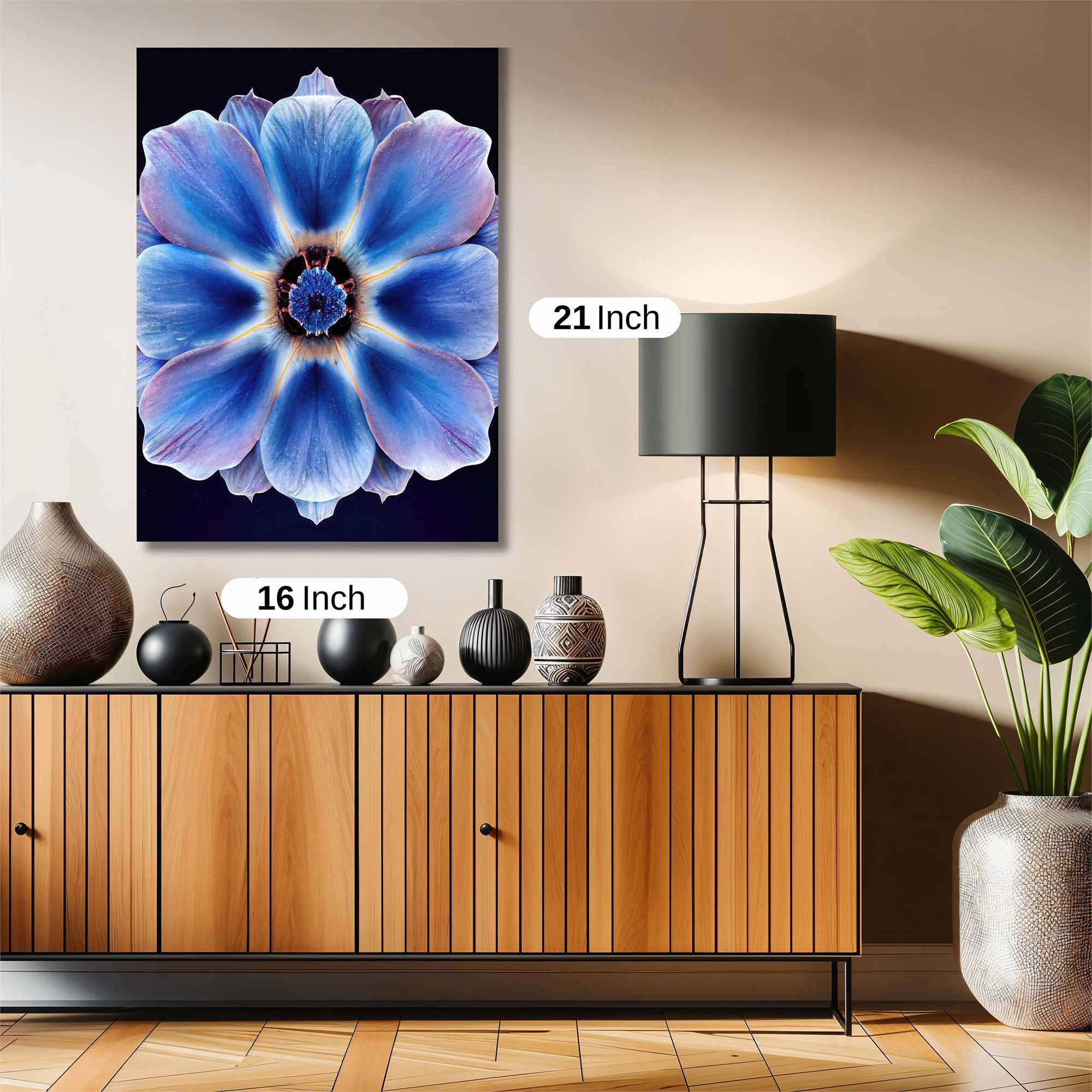 Blue Serenity Safe Wall Magnetic / M