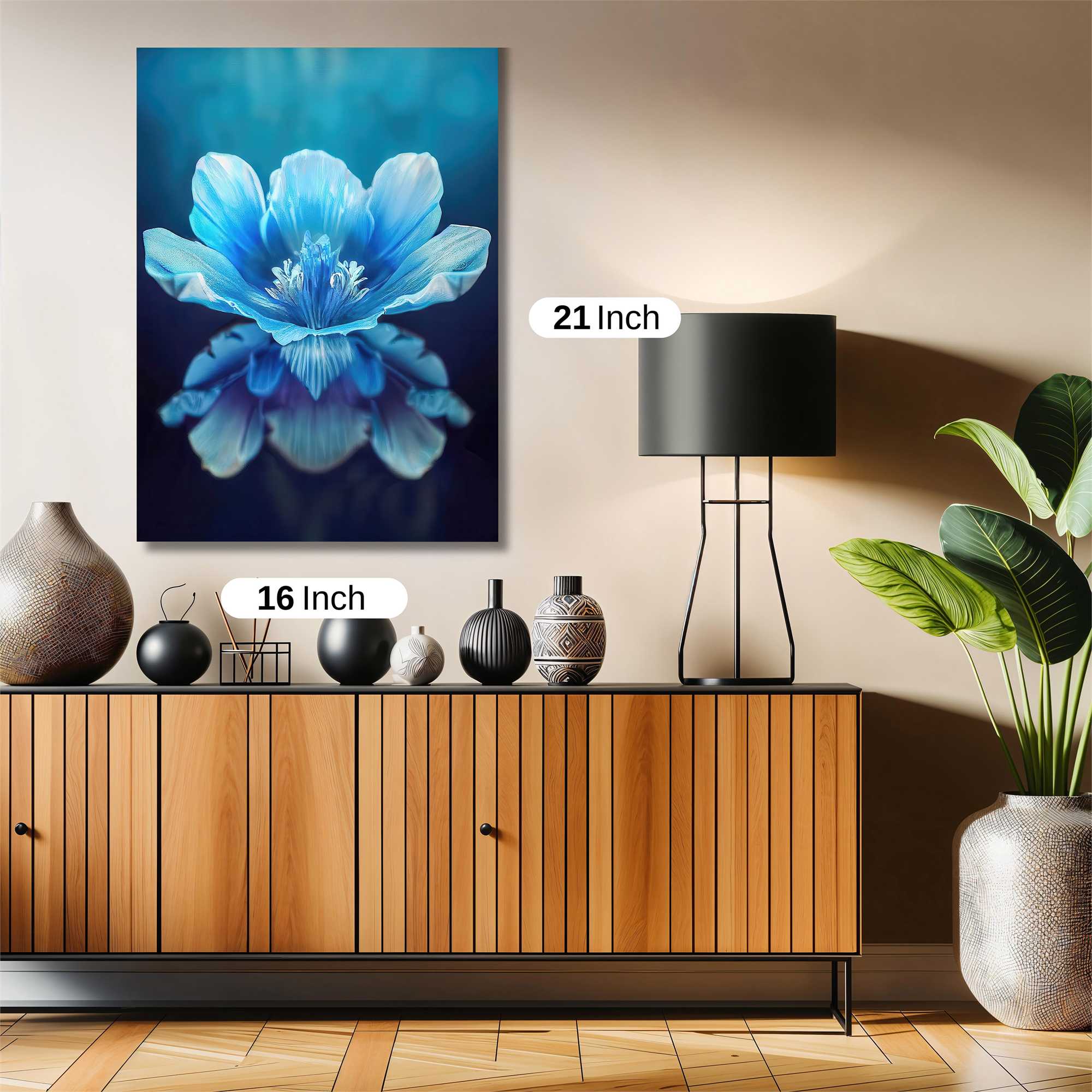Blue Serenity Safe Wall Magnetic / M
