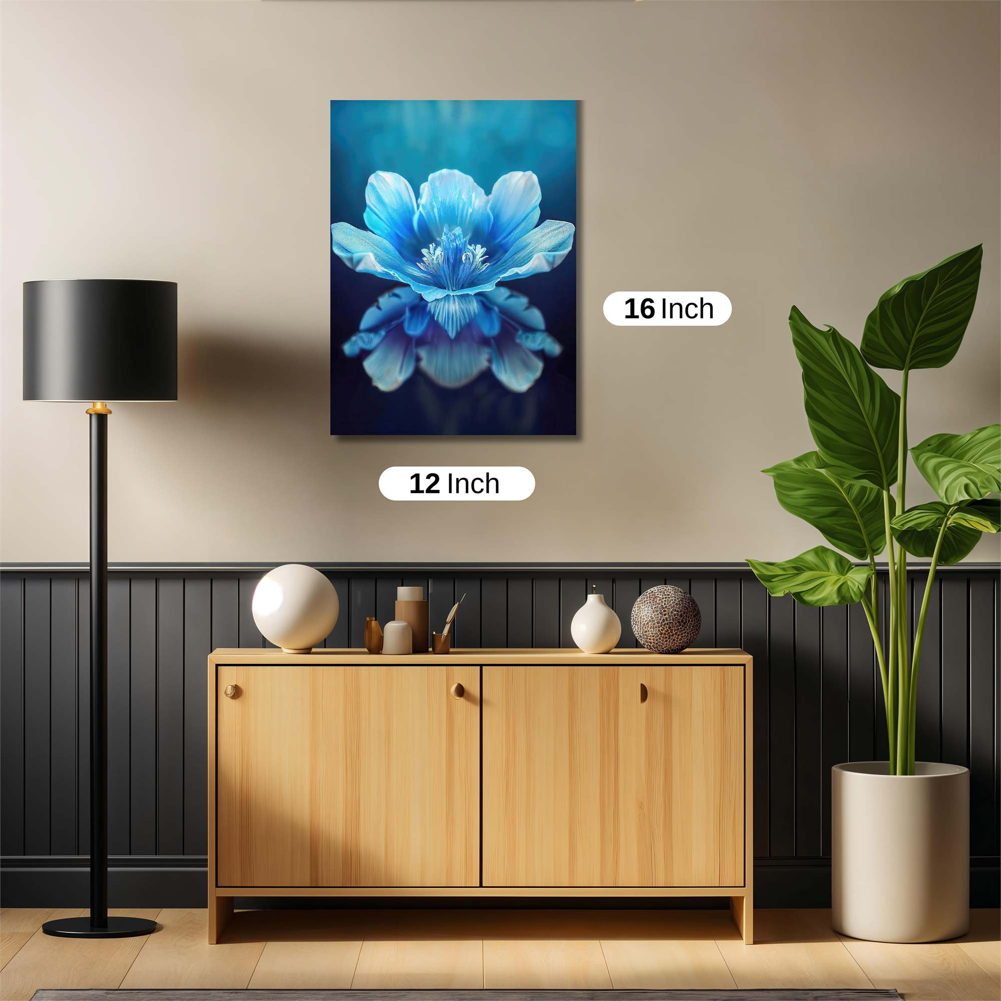 Blue Serenity Safe Wall Magnetic / M