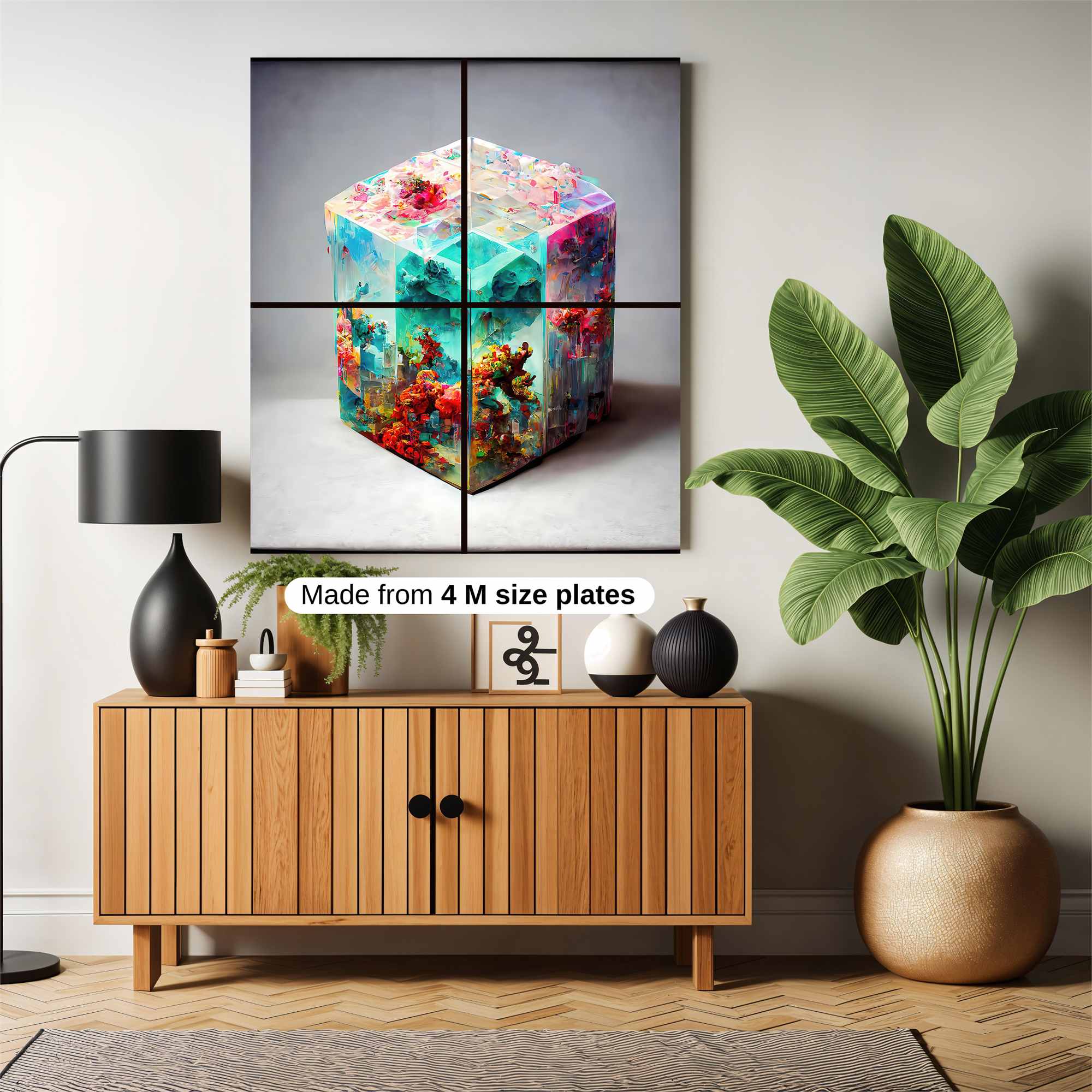 Cube Dreamscape Safe Wall Magnetic / M