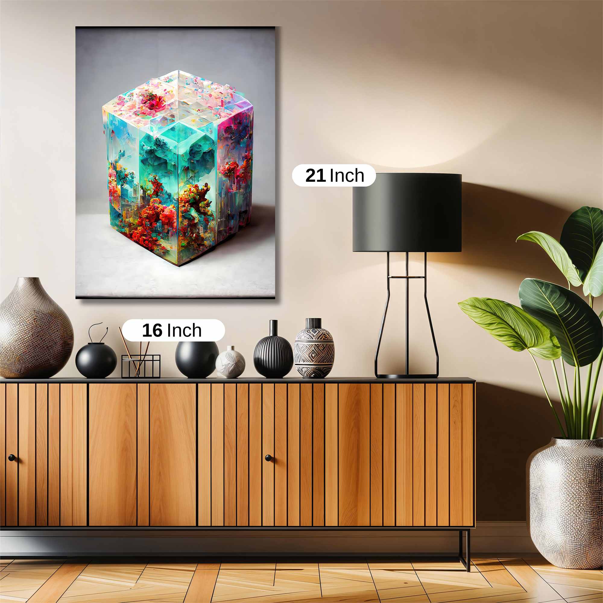 Cube Dreamscape Safe Wall Magnetic / M