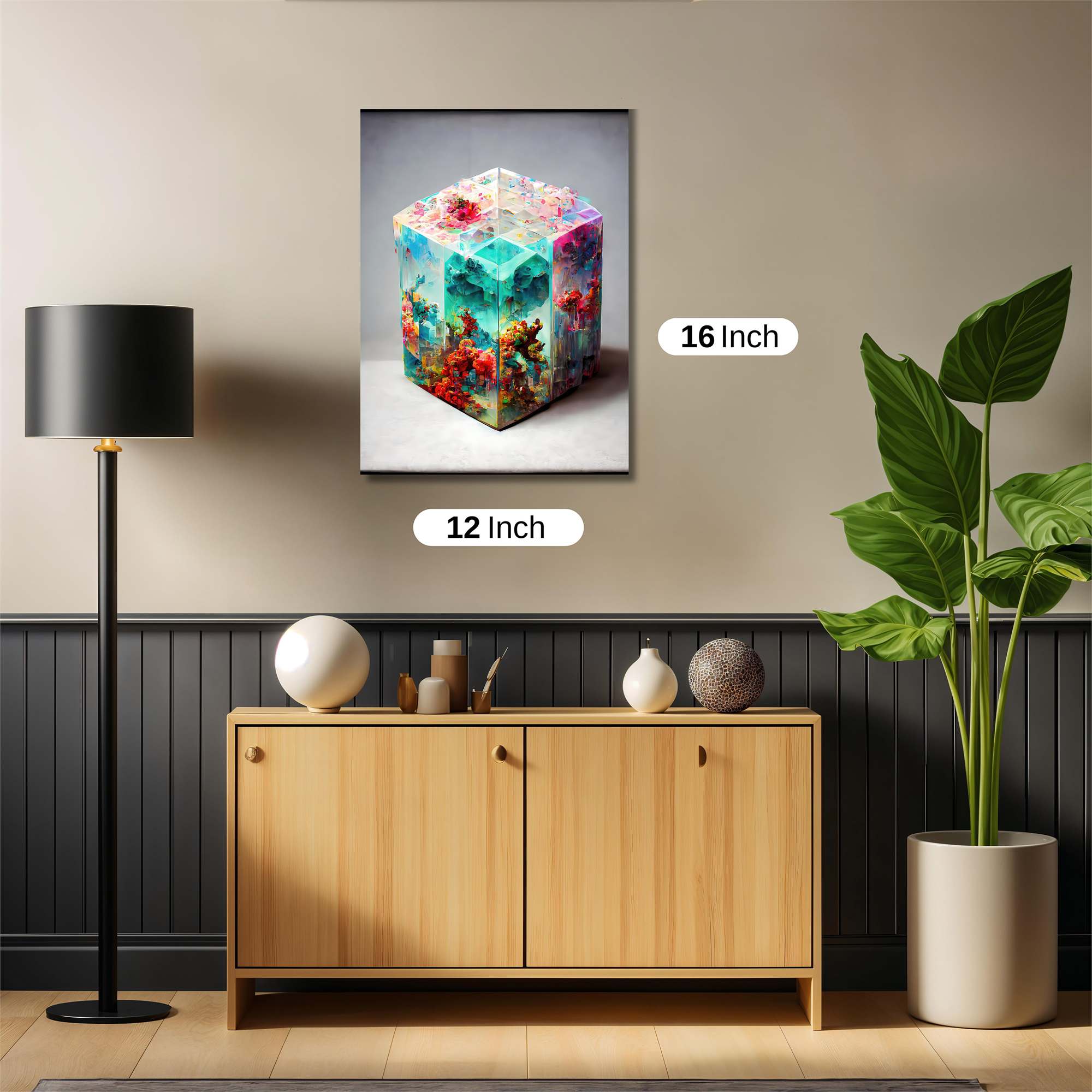 Cube Dreamscape Safe Wall Magnetic / M
