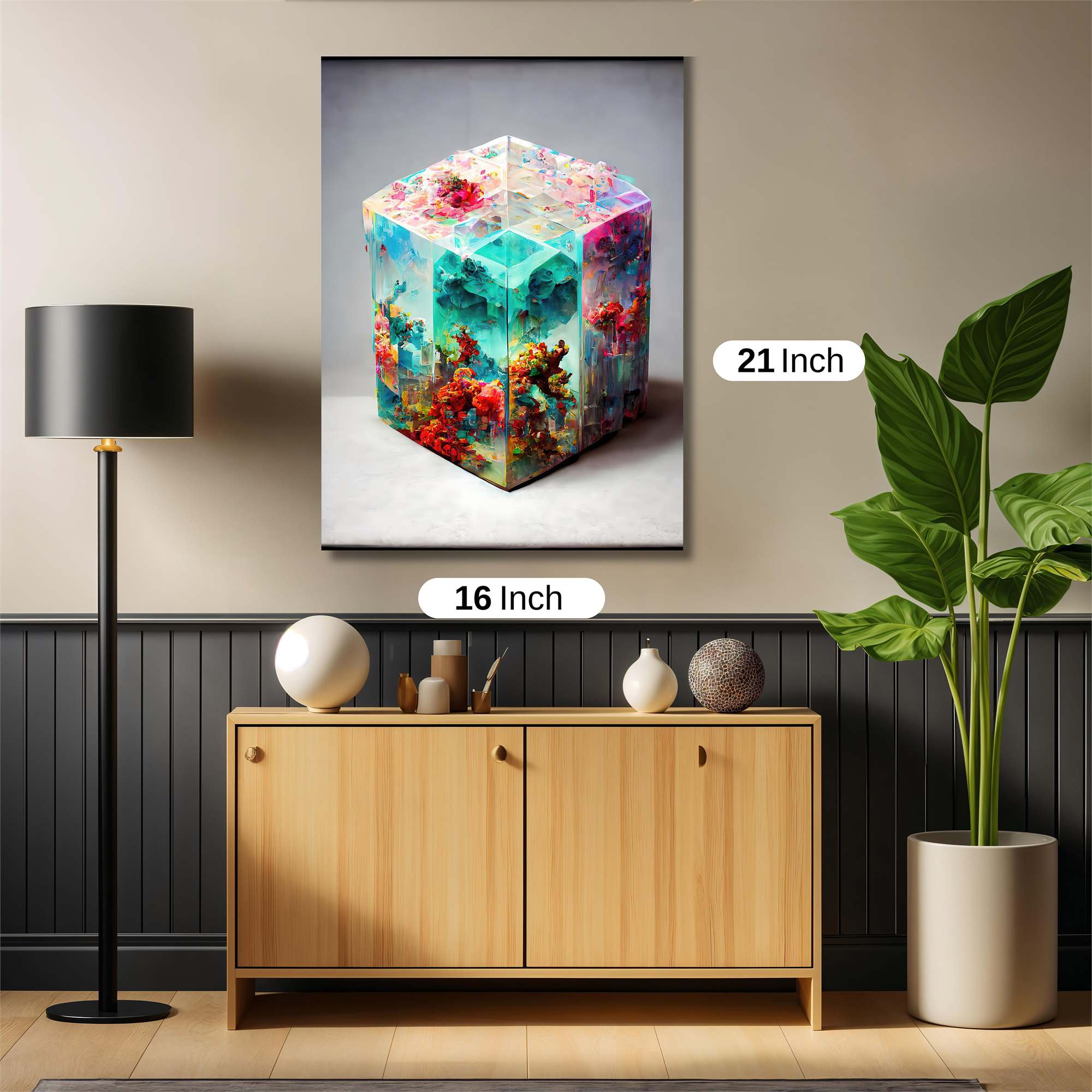 Cube Dreamscape Safe Wall Magnetic / M