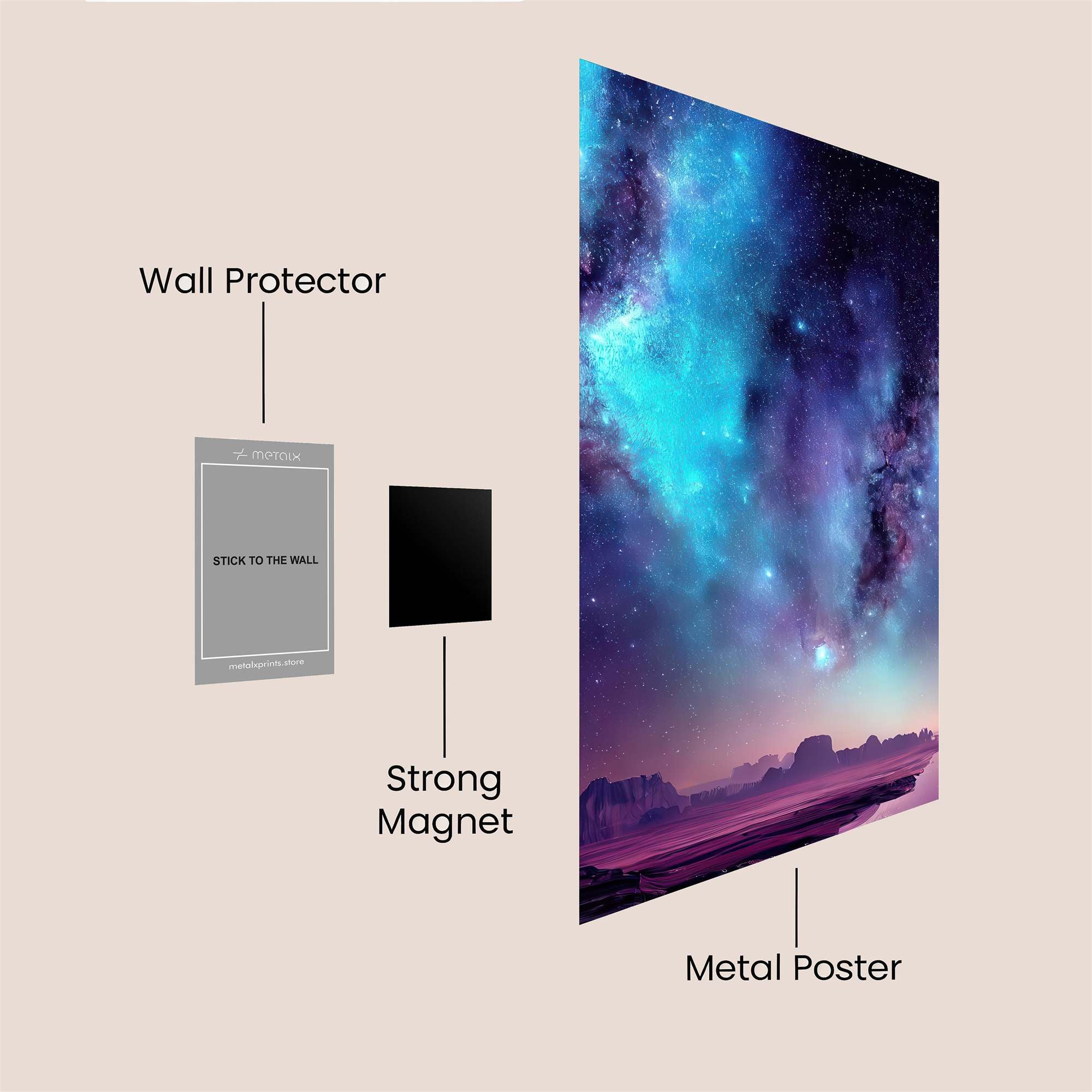 Twilight Tranquility Safe Wall Magnetic / M