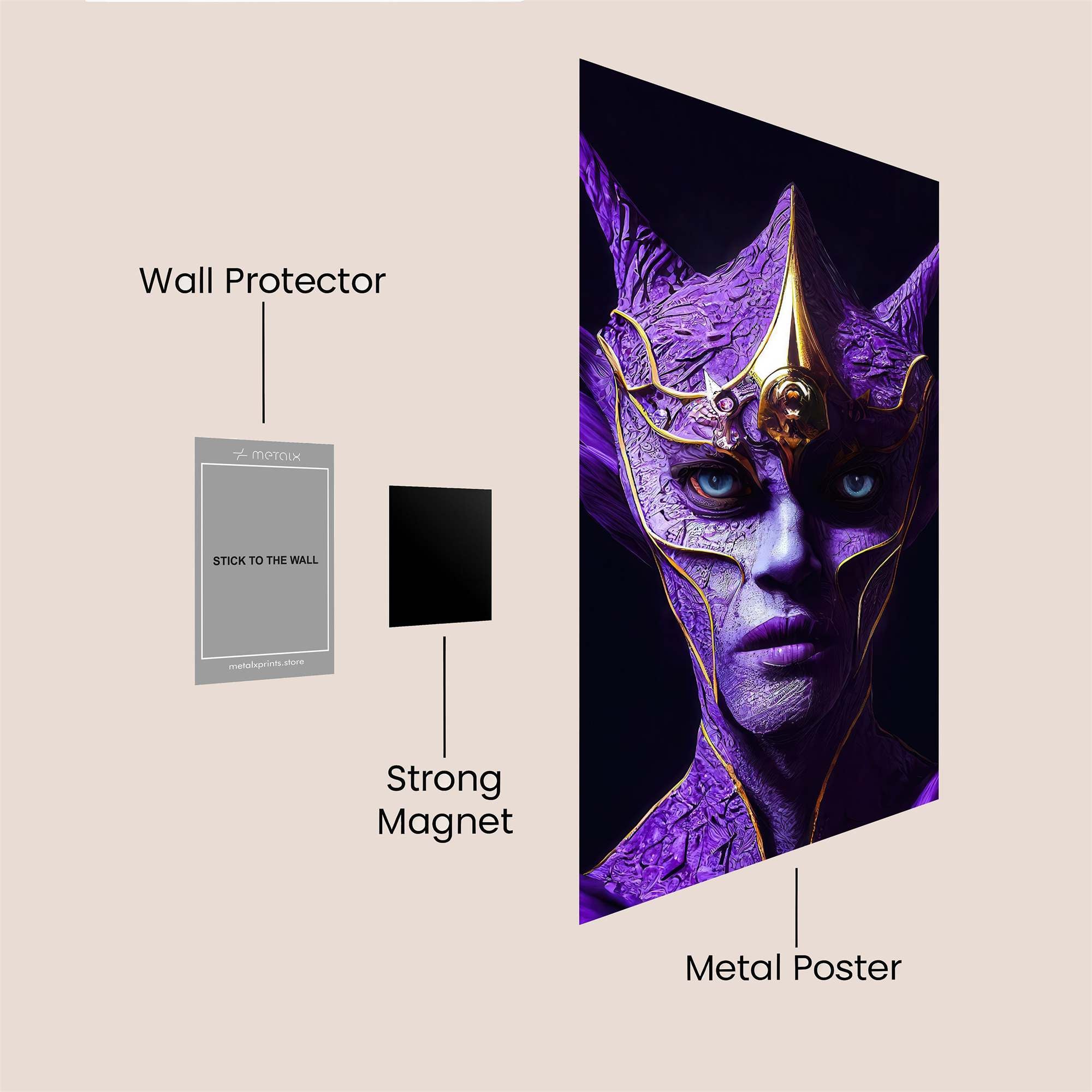 Alien Majesty Safe Wall Magnetic / M
