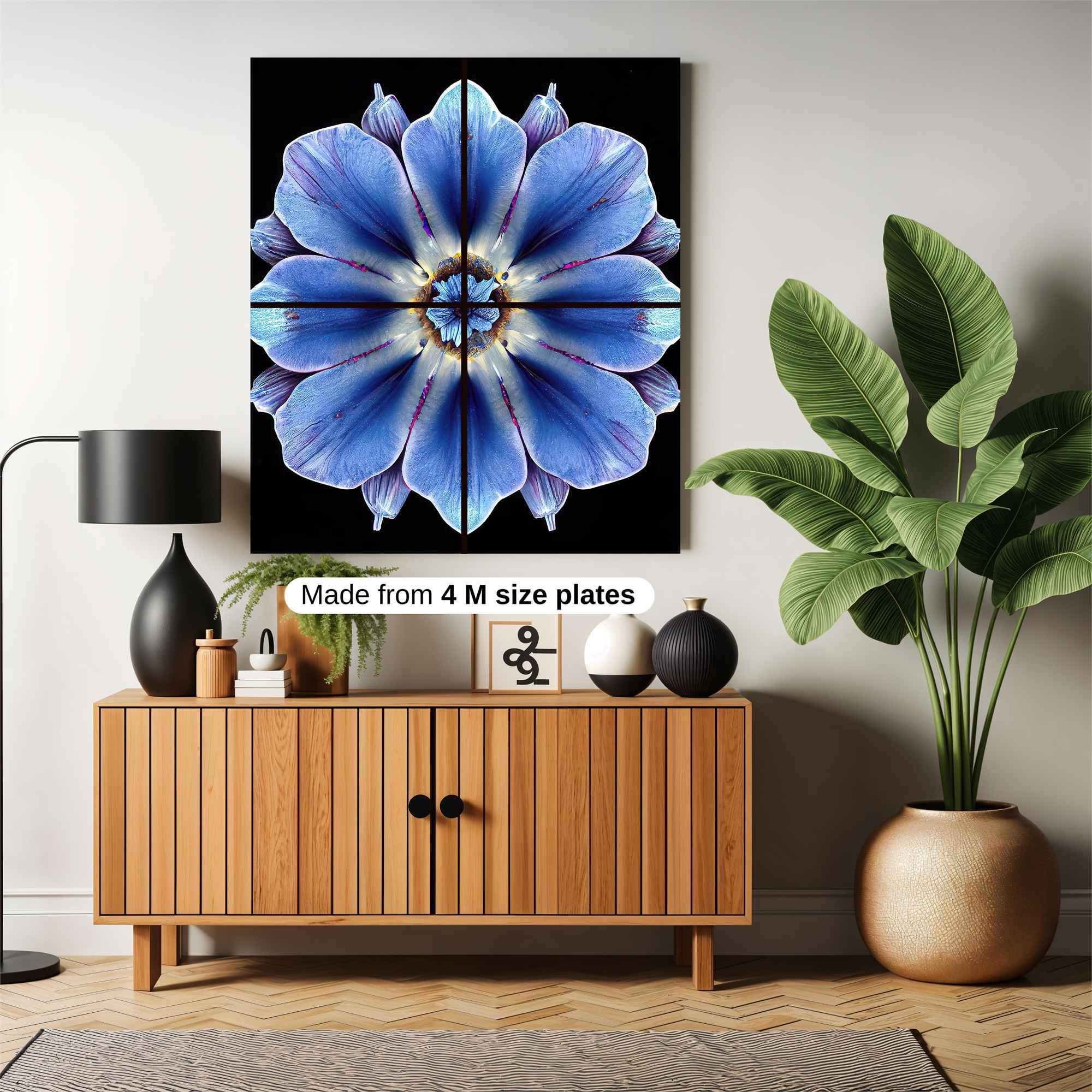Blue Serenity Safe Wall Magnetic / M