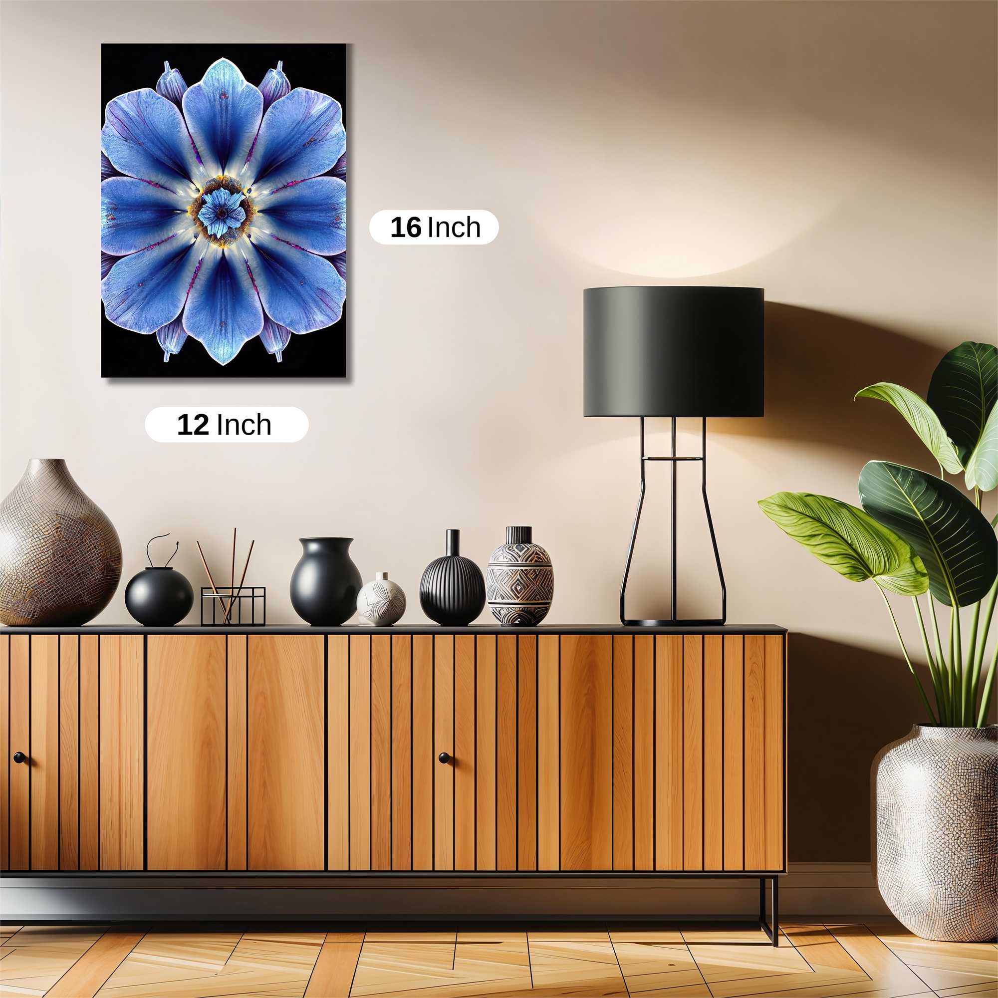 Blue Serenity Safe Wall Magnetic / M