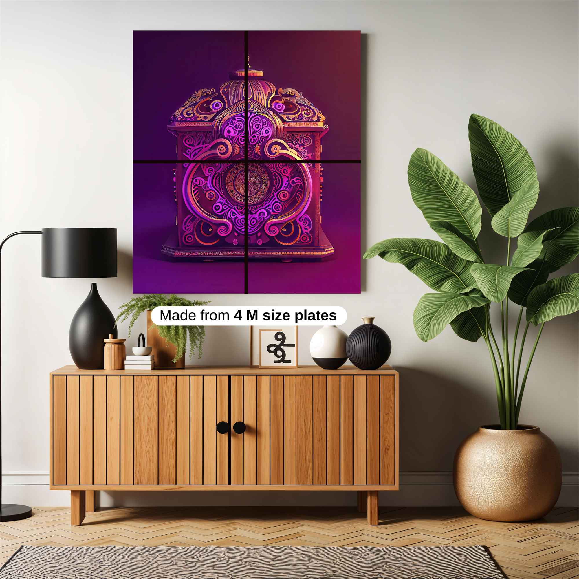 Ornate Enigma Safe Wall Magnetic / M