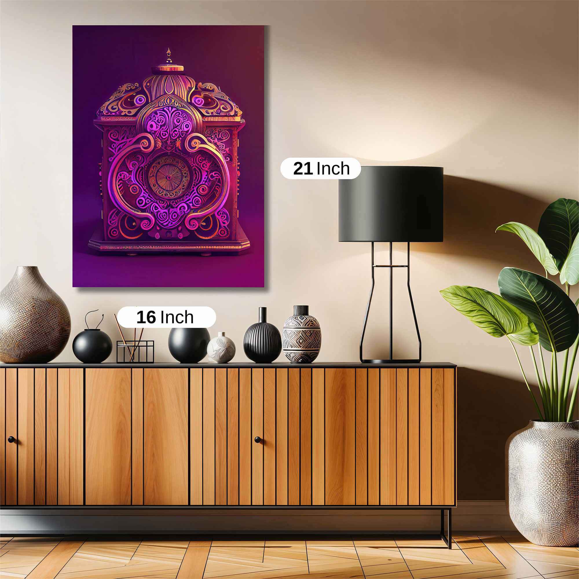 Ornate Enigma Safe Wall Magnetic / M