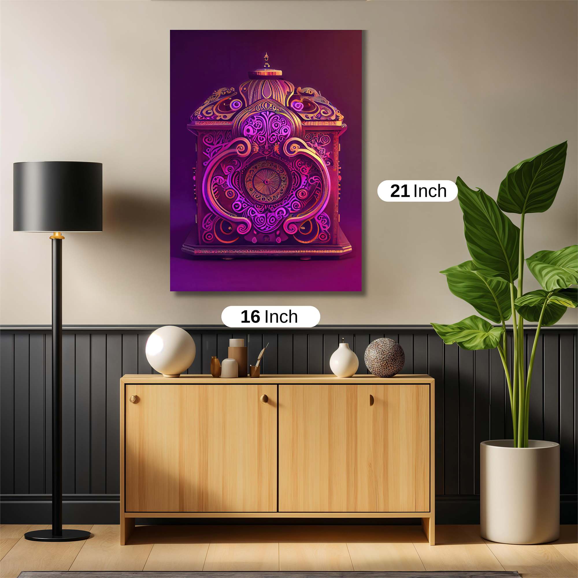 Ornate Enigma Safe Wall Magnetic / M