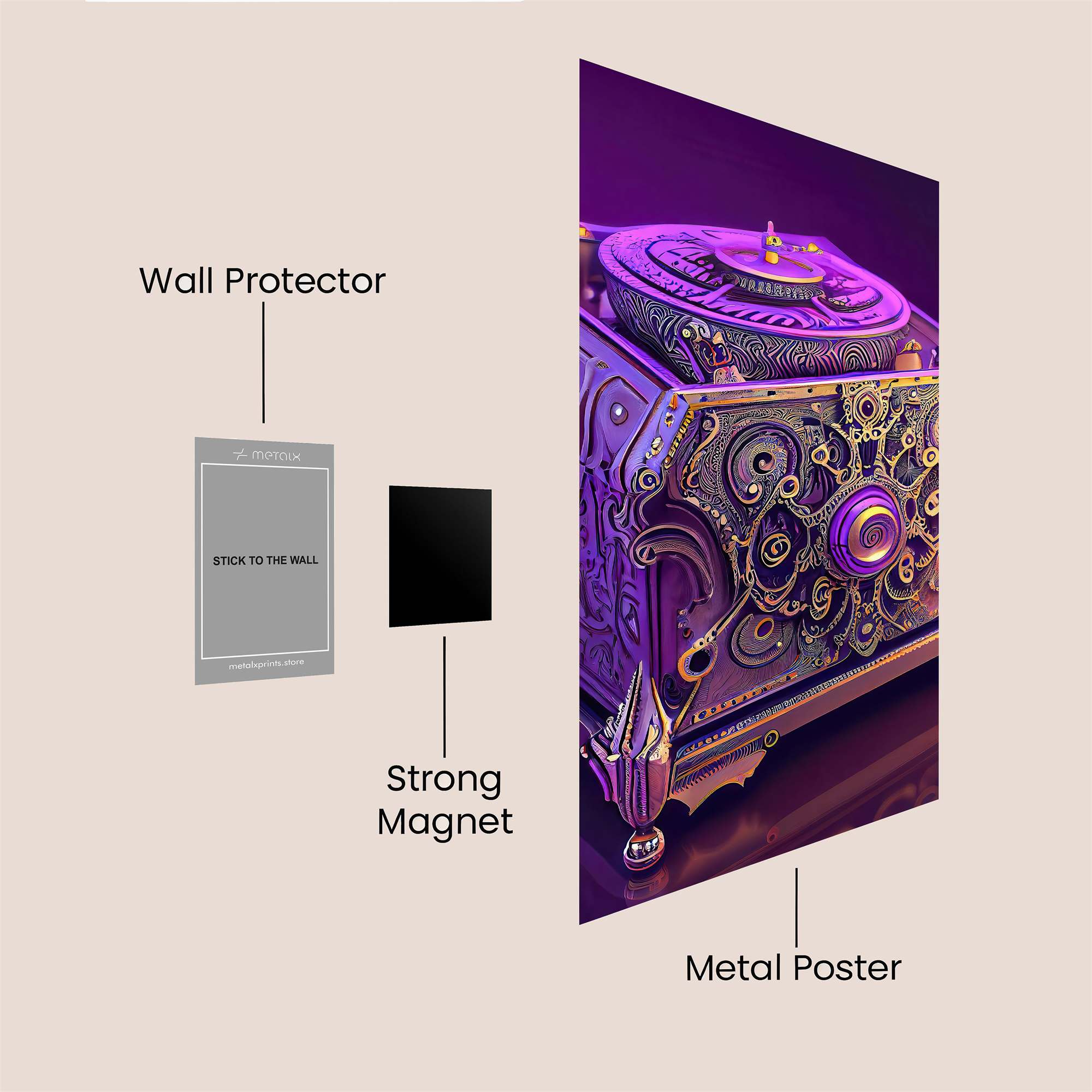Mystic Relic Safe Wall Magnetic / M