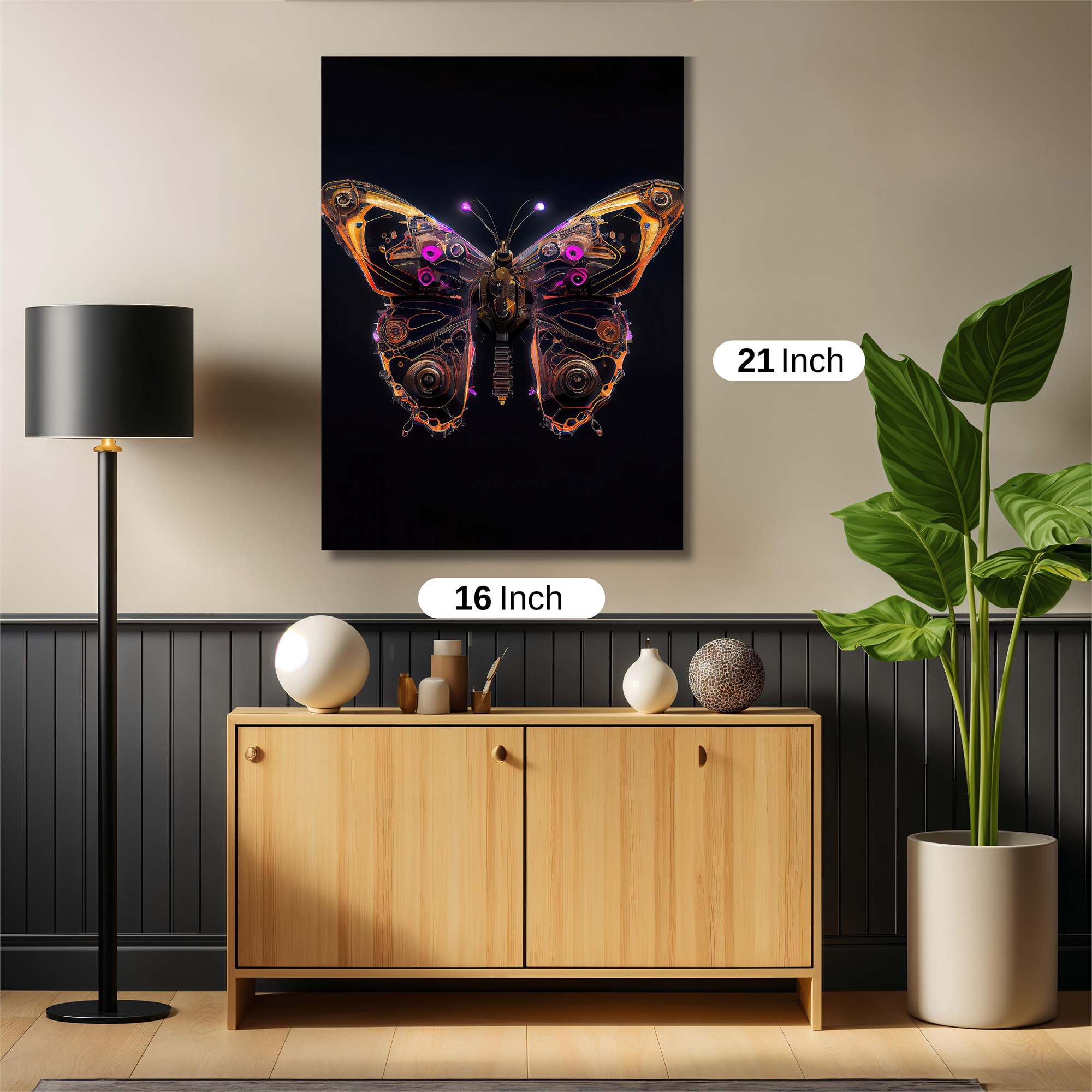 Butterfly Ethereal Safe Wall Magnetic / M