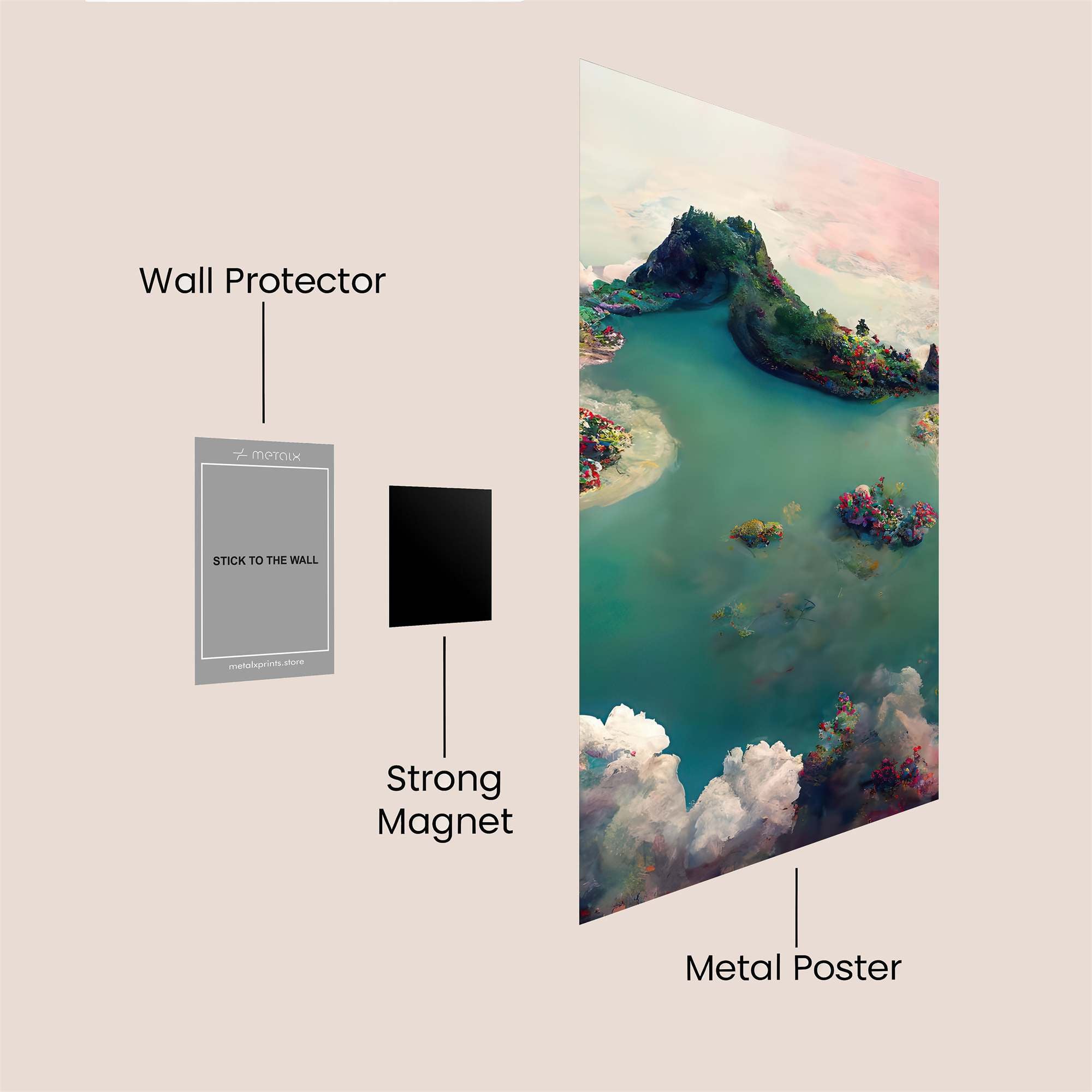 CoralDream Safe Wall Magnetic / M
