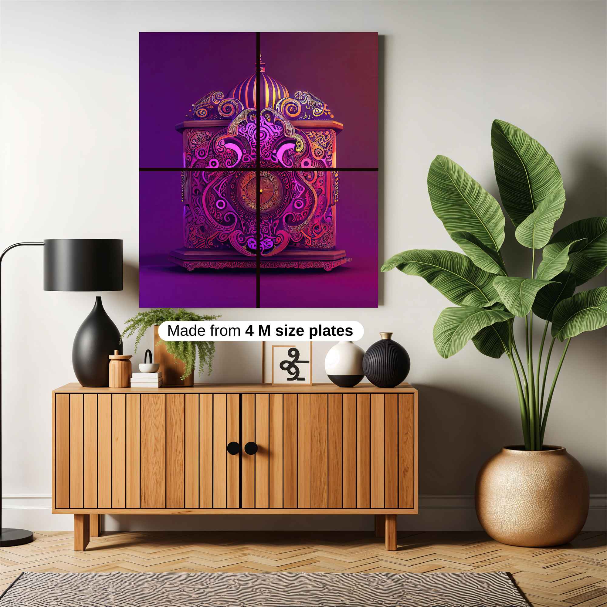 Clock Enchantment Safe Wall Magnetic / M