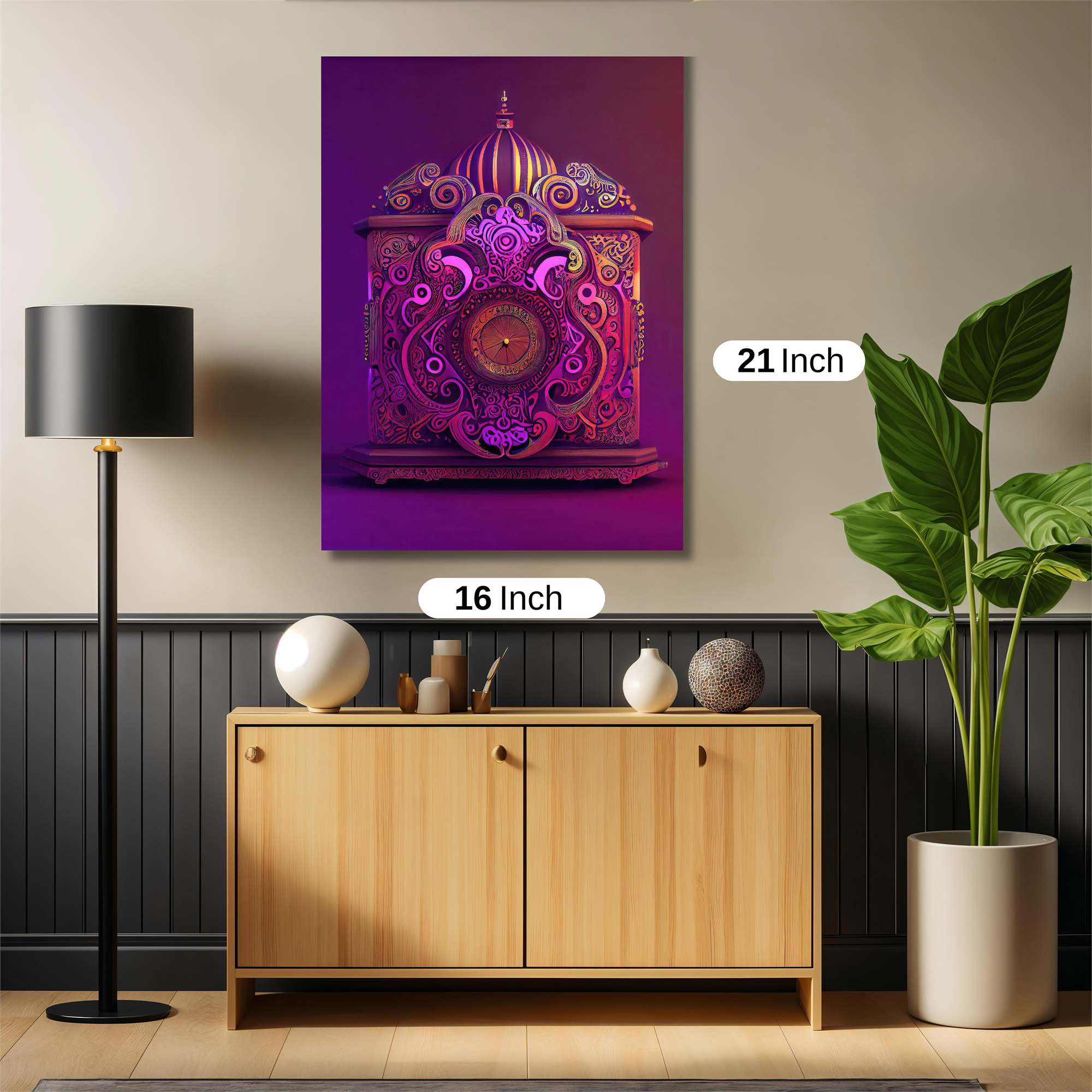 Clock Enchantment Safe Wall Magnetic / M