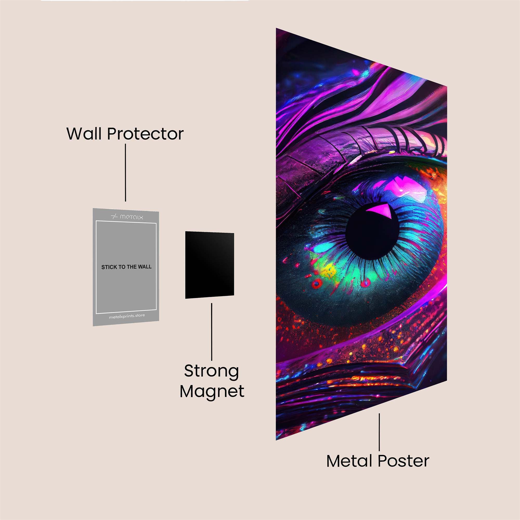 Mystic Radiance Safe Wall Magnetic / M