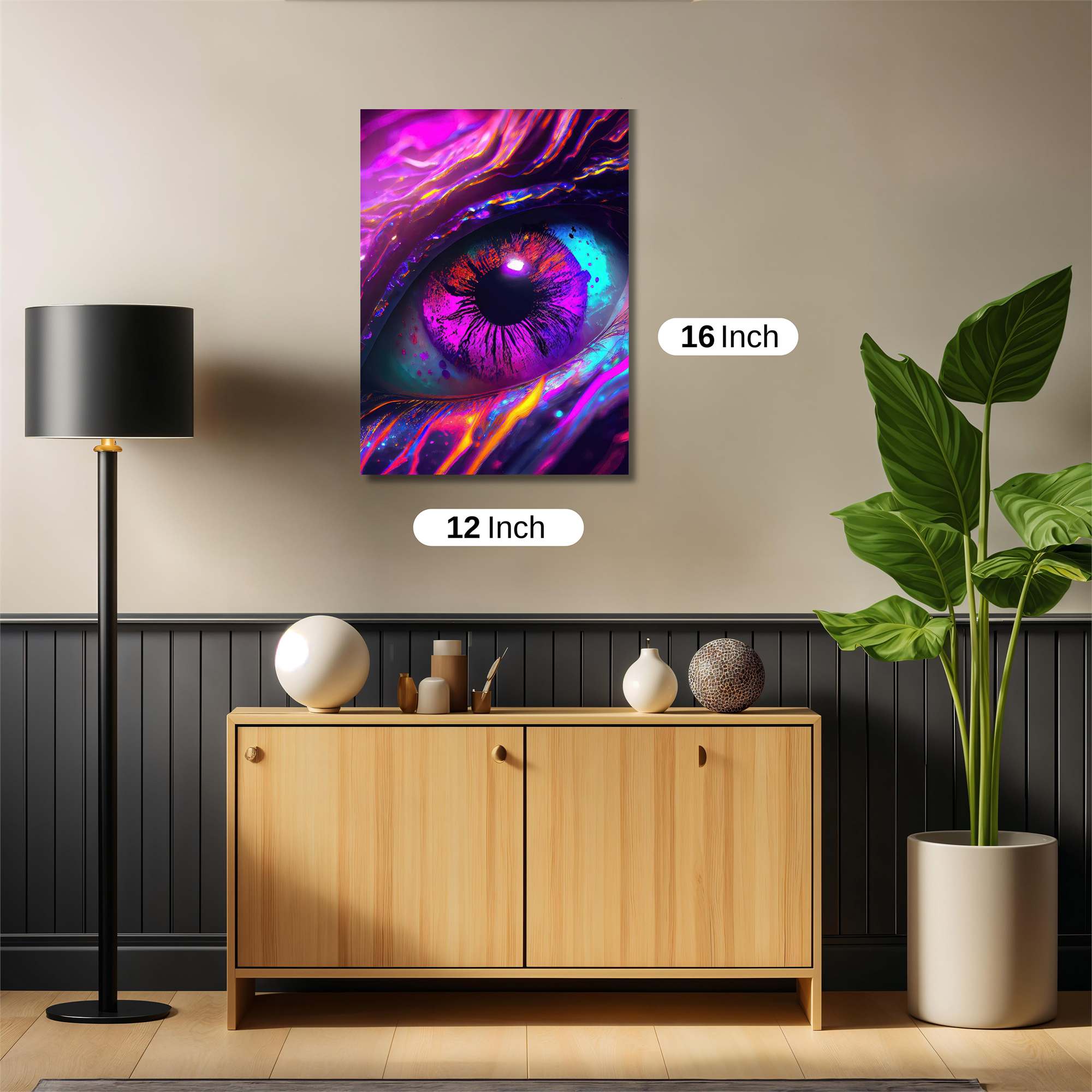 Neon Gaze Safe Wall Magnetic / M