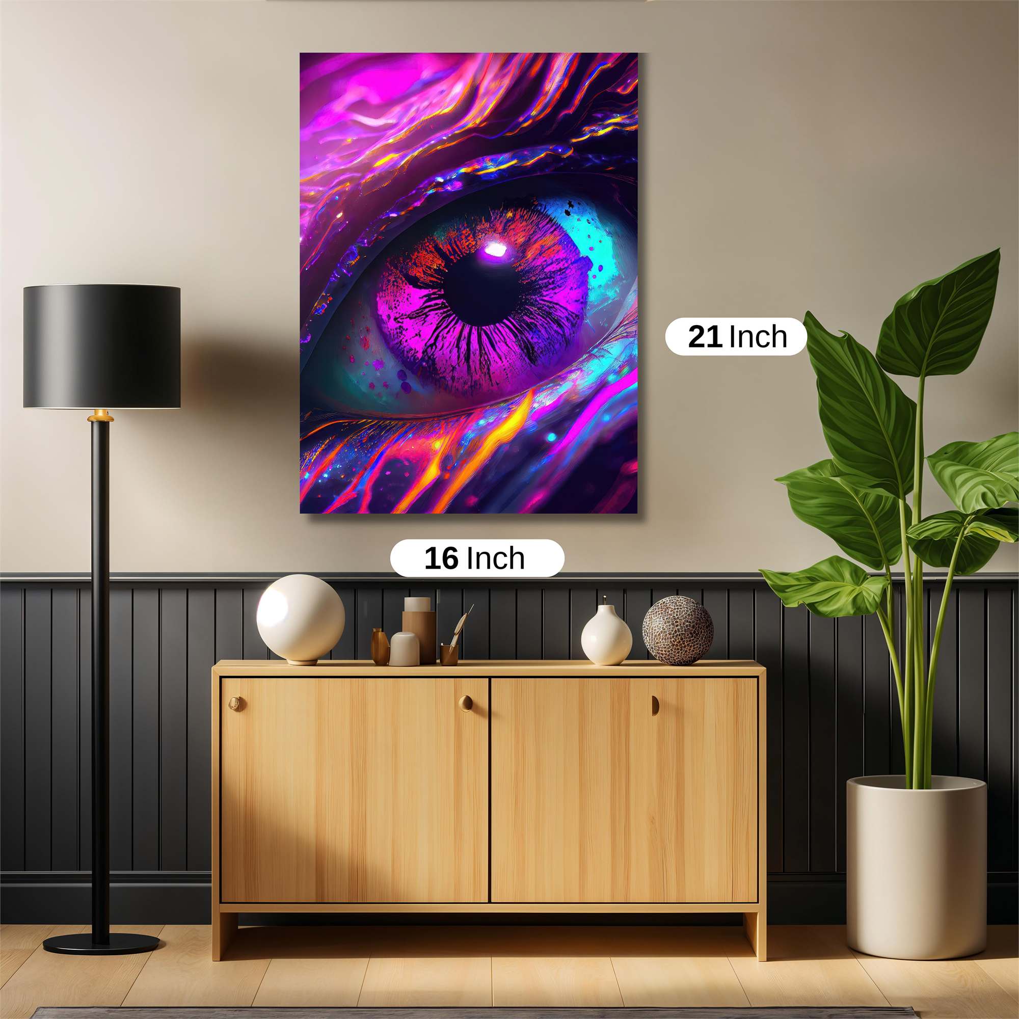 Neon Gaze Safe Wall Magnetic / M