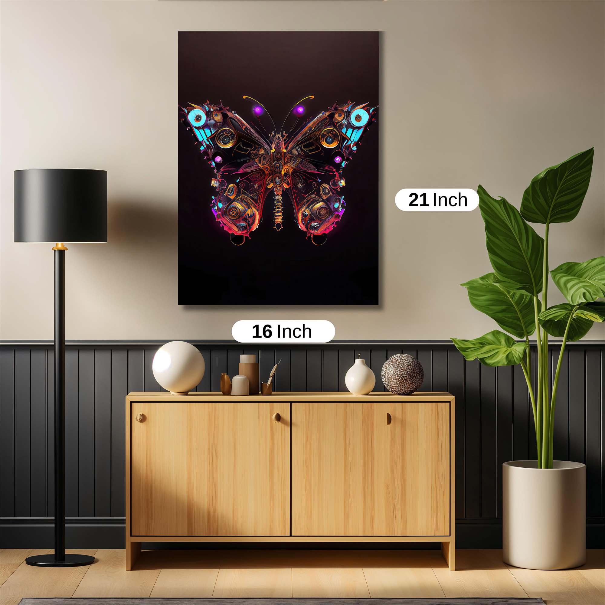 Butterfly Enigma Safe Wall Magnetic / M