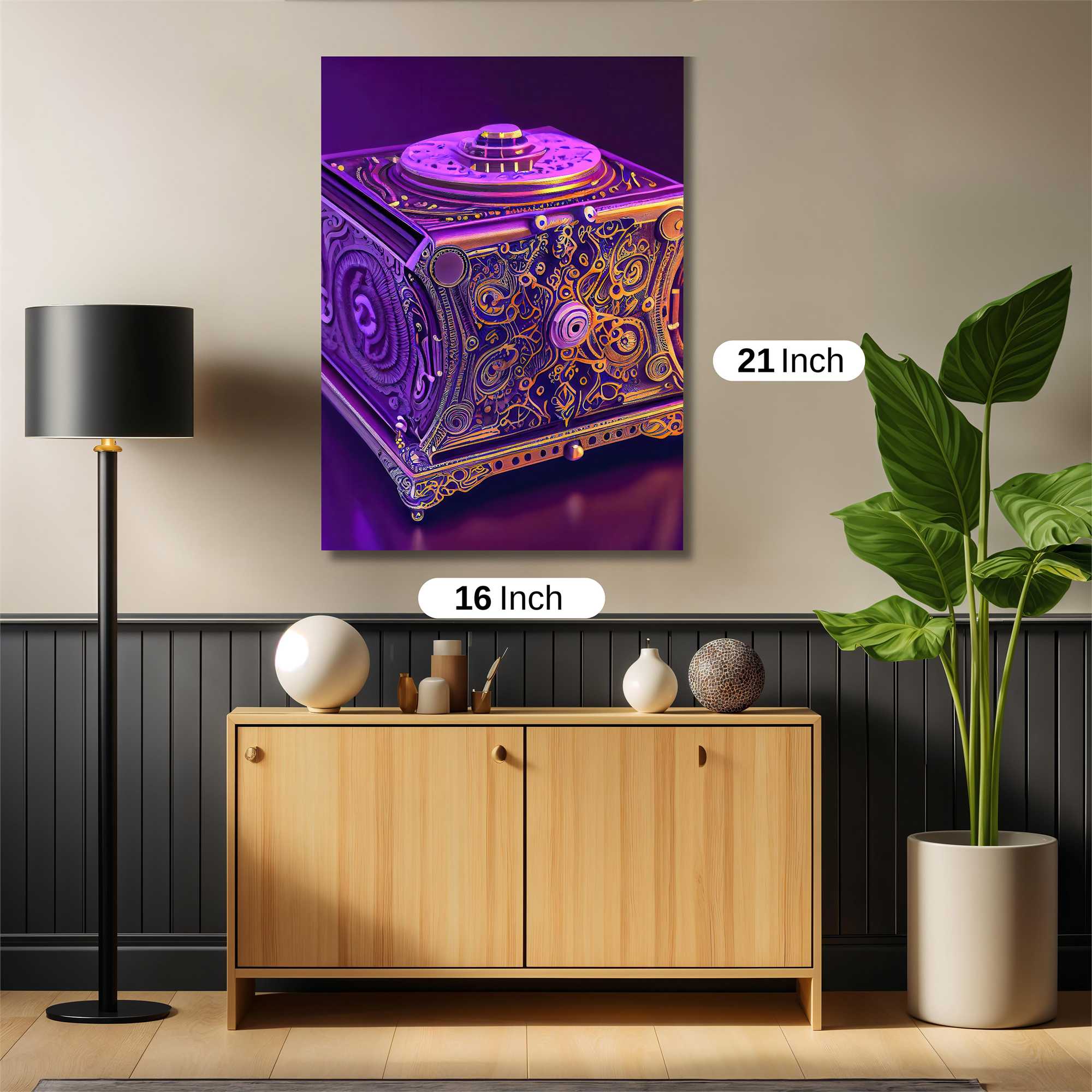 Mystic Box Safe Wall Magnetic / M