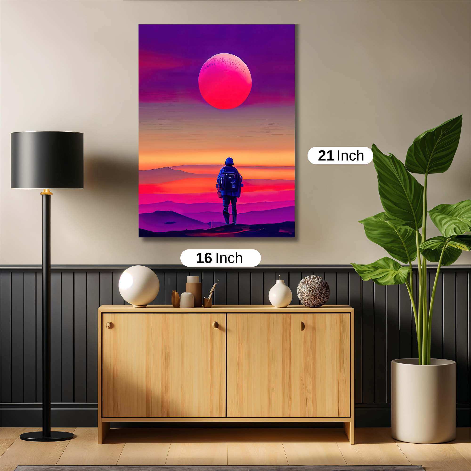 Astronaut Serenity Safe Wall Magnetic / M