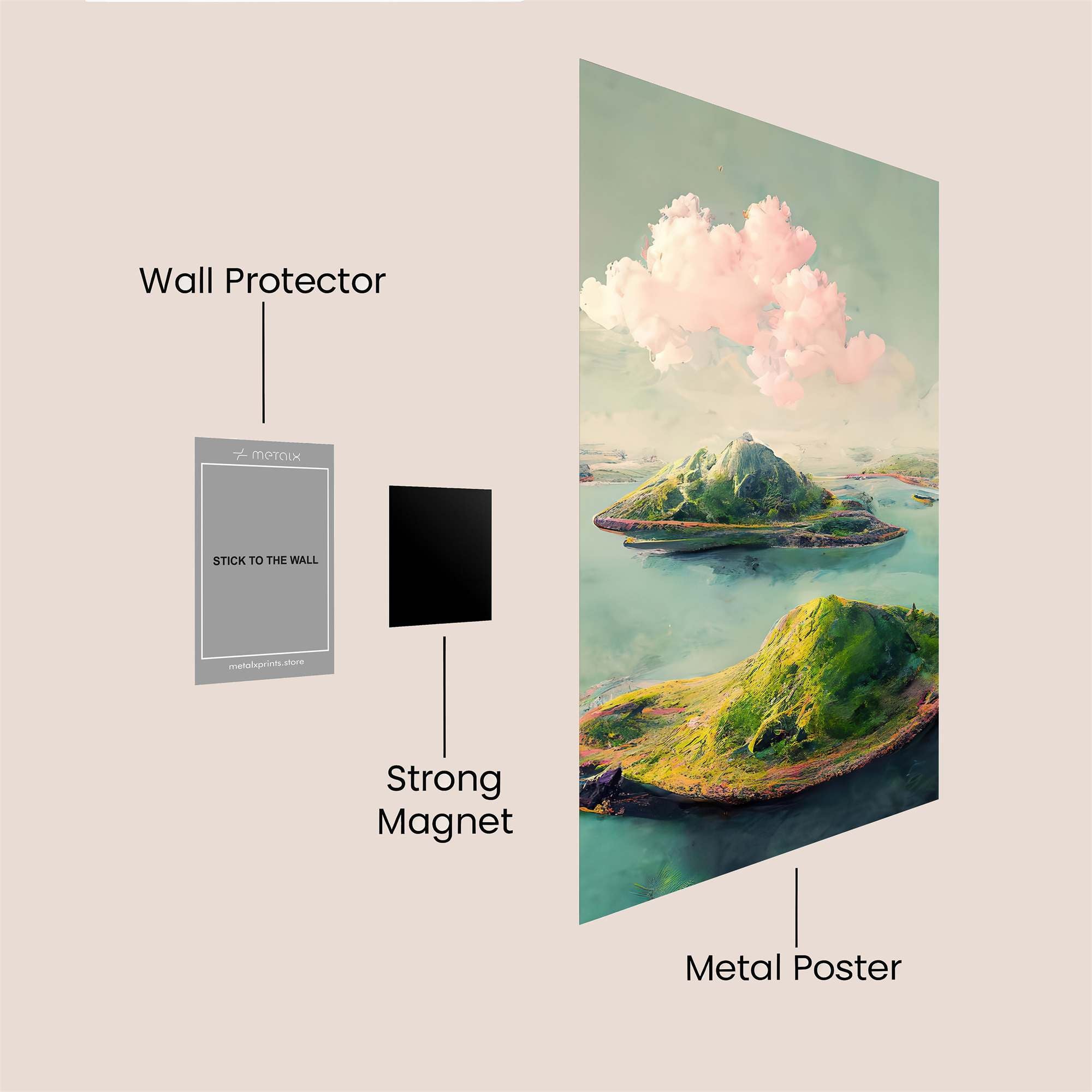Discovery Tranquil Safe Wall Magnetic / M