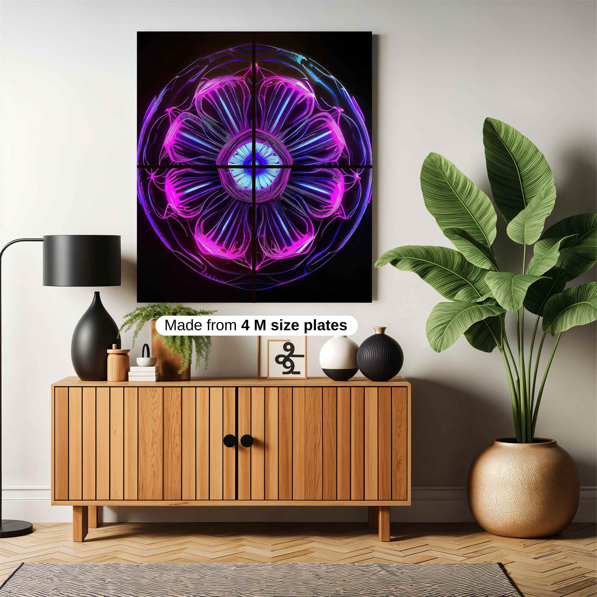Lotus Glow Safe Wall Magnetic / M