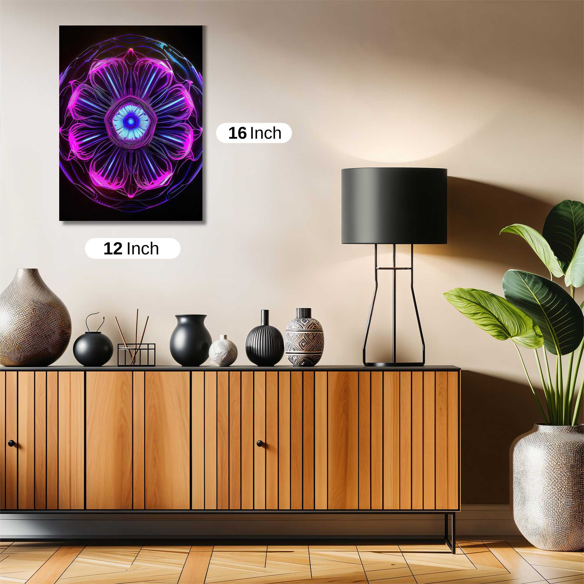 Lotus Glow Safe Wall Magnetic / M