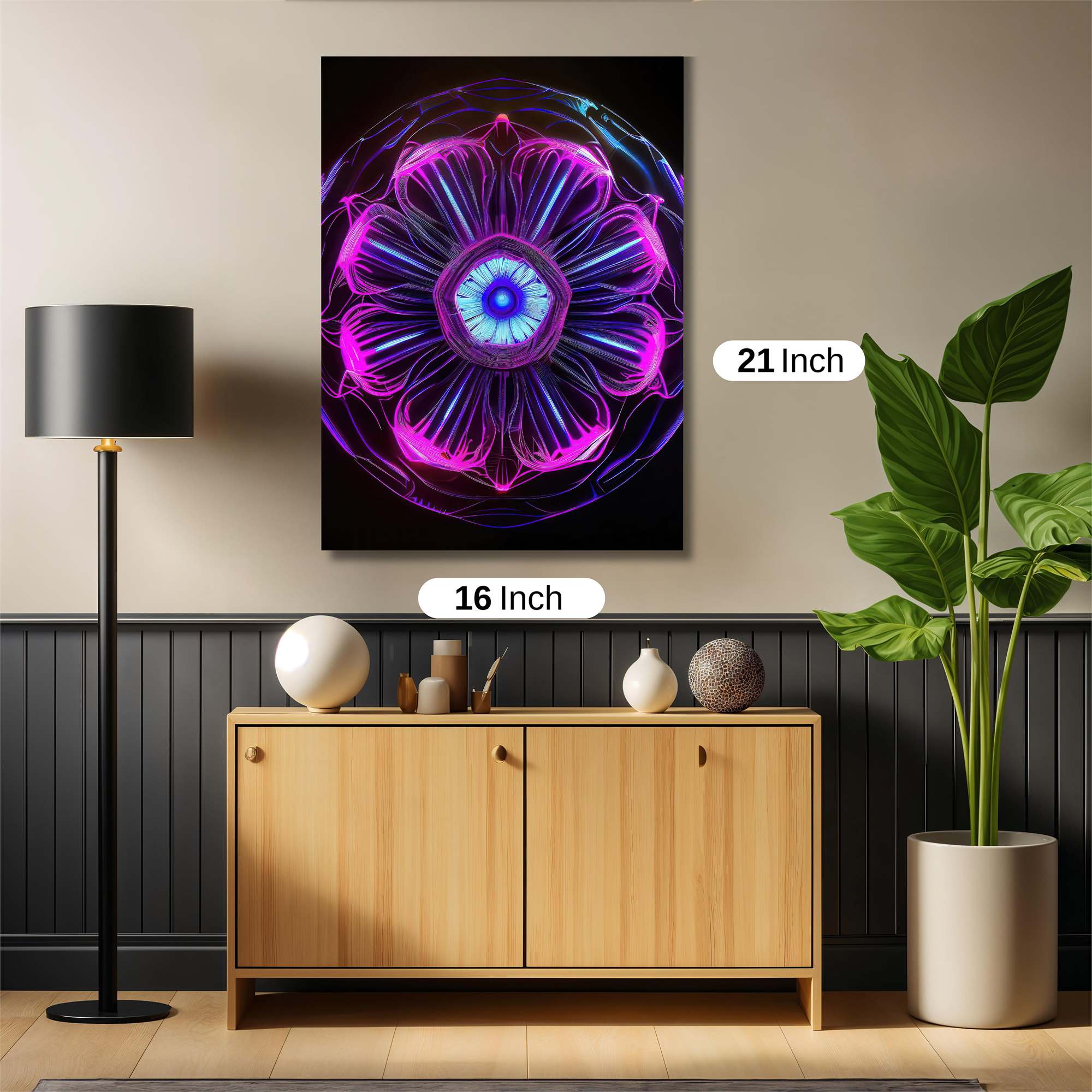 Lotus Glow Safe Wall Magnetic / M