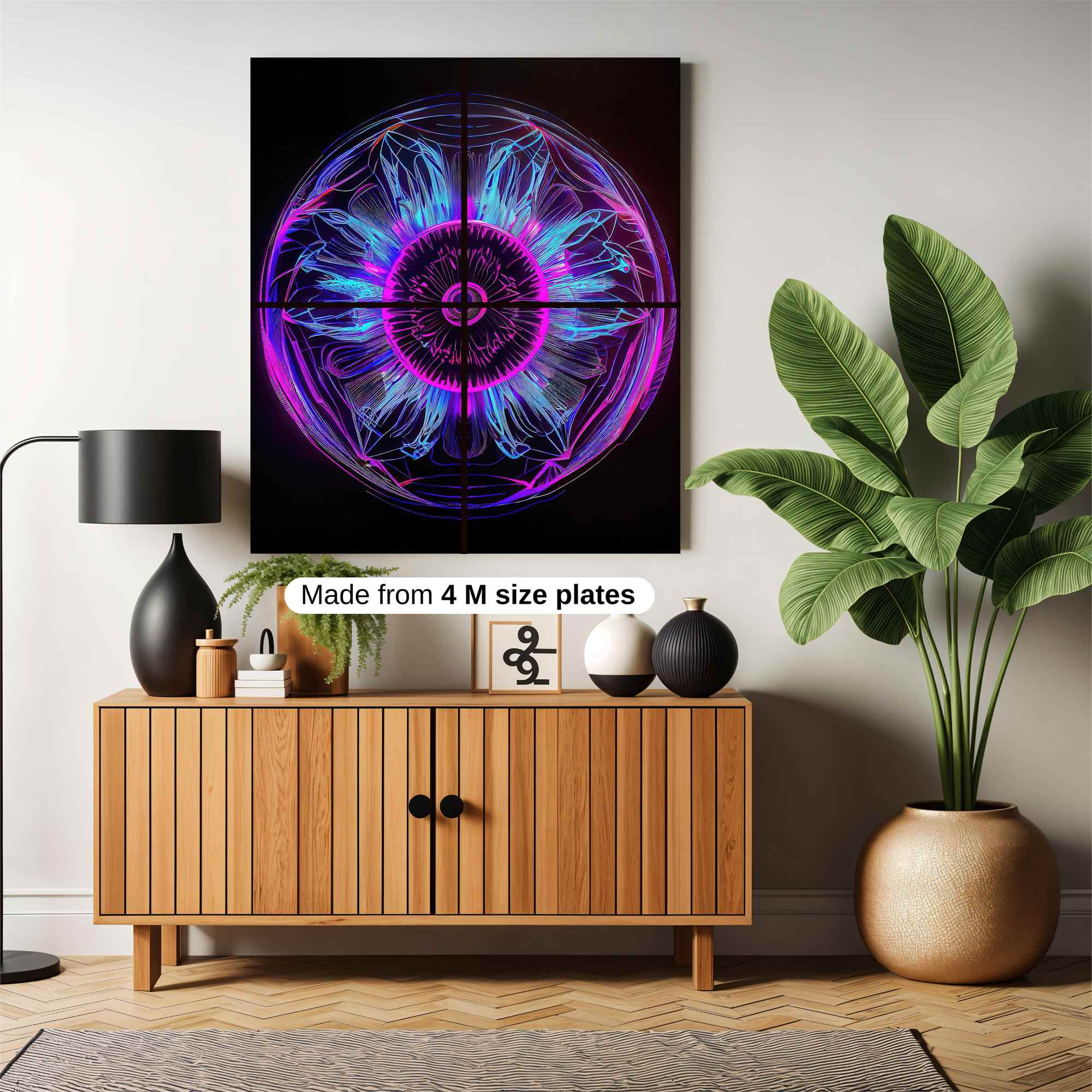 Neon Bloom Safe Wall Magnetic / M