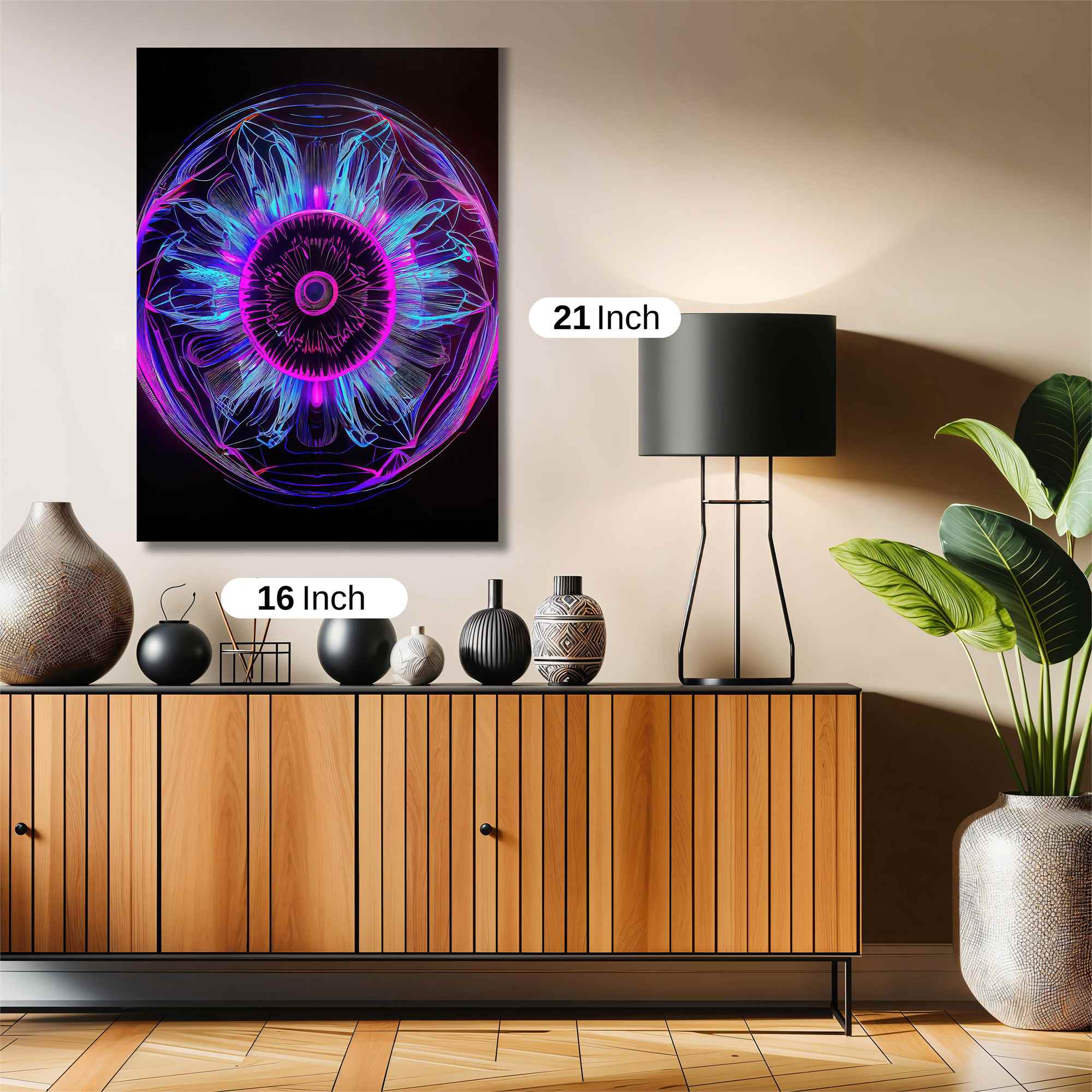 Neon Bloom Safe Wall Magnetic / M