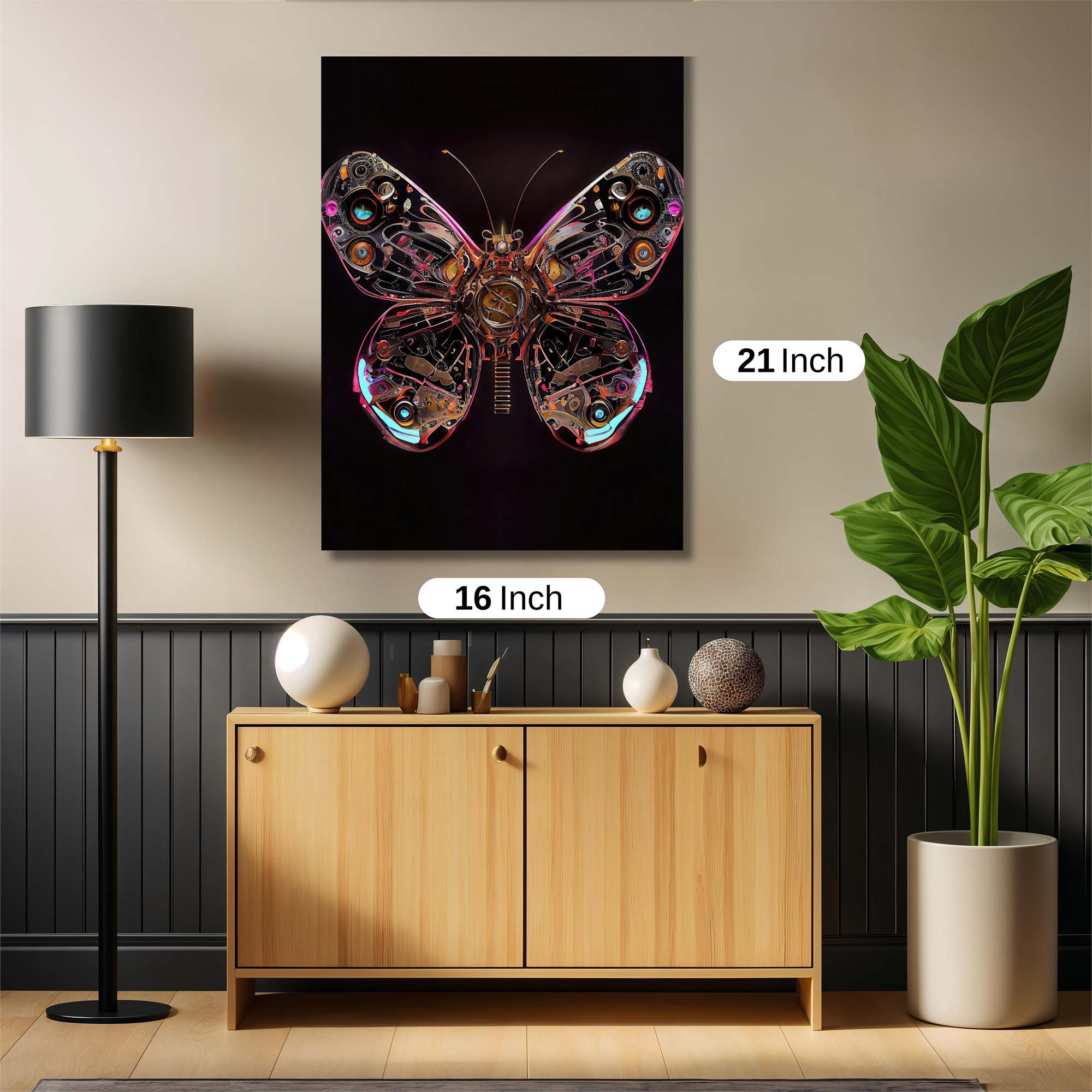 Steampunk Serenity Safe Wall Magnetic / M