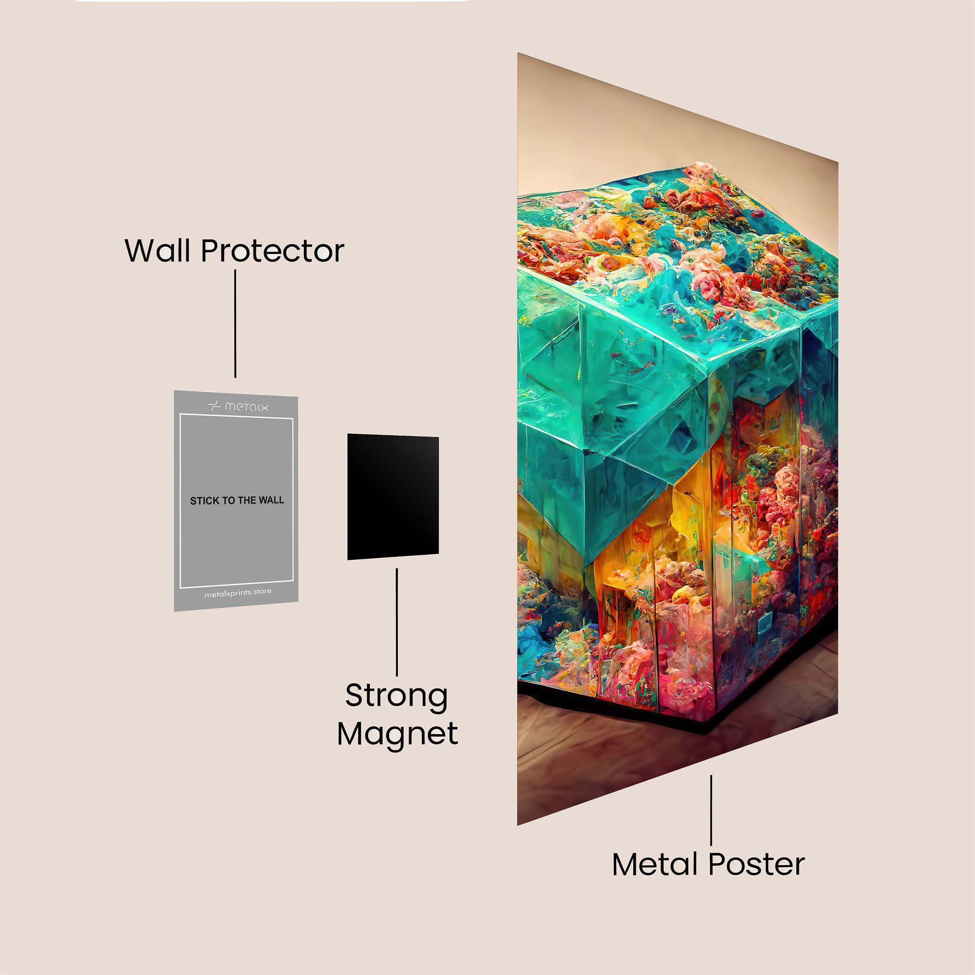 Colorful Dream Safe Wall Magnetic / M