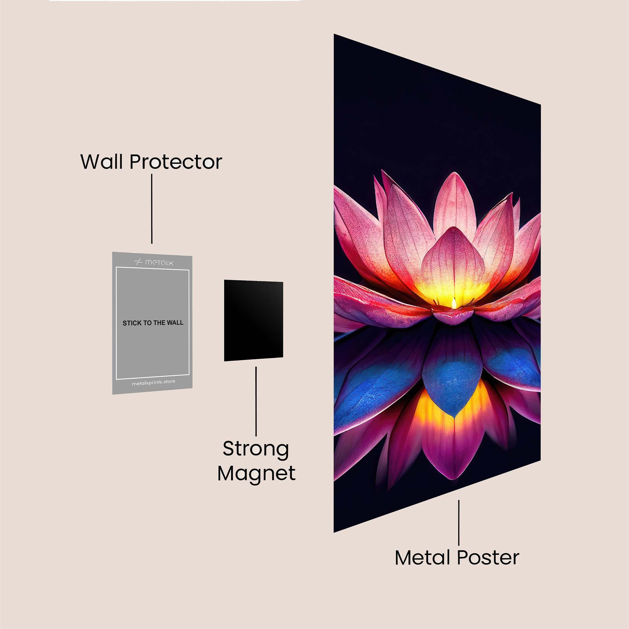 Lotus Radiance Safe Wall Magnetic / M