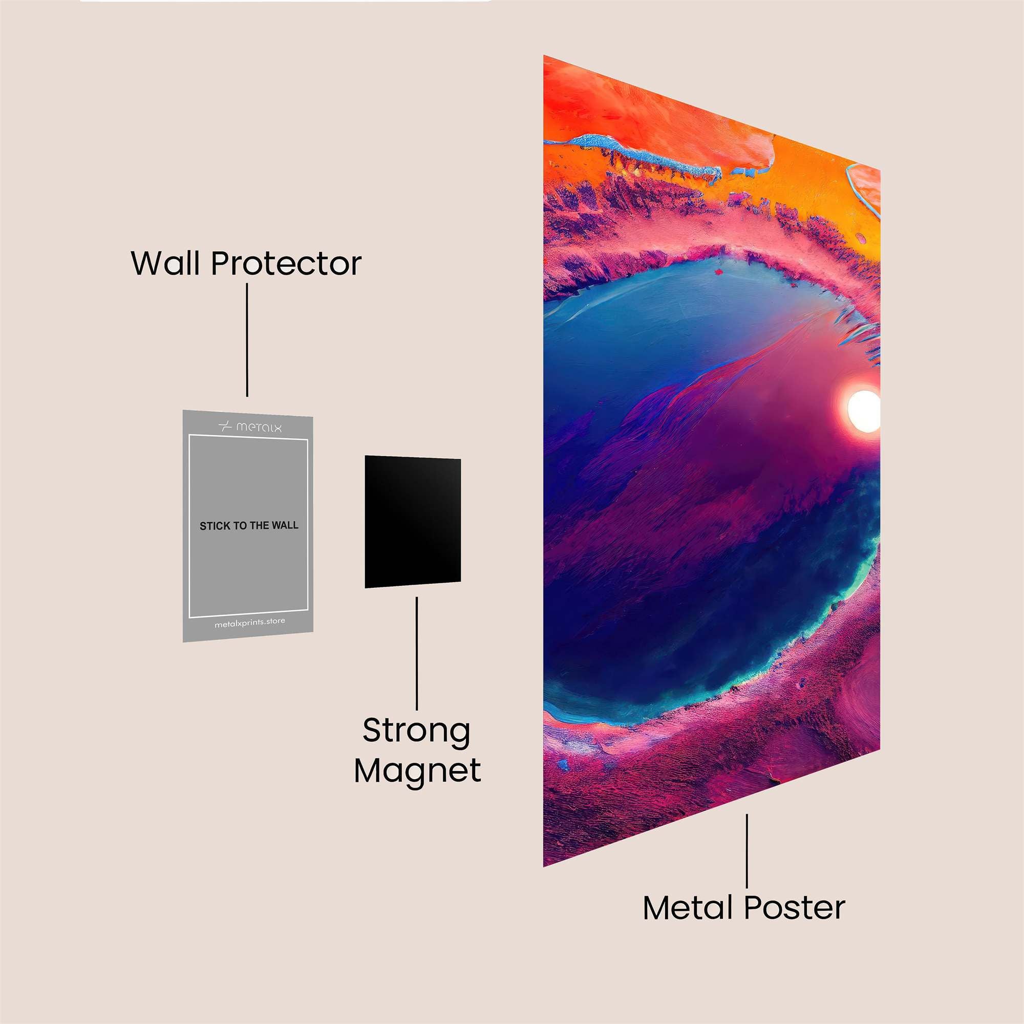 Martian Serenity Safe Wall Magnetic / M