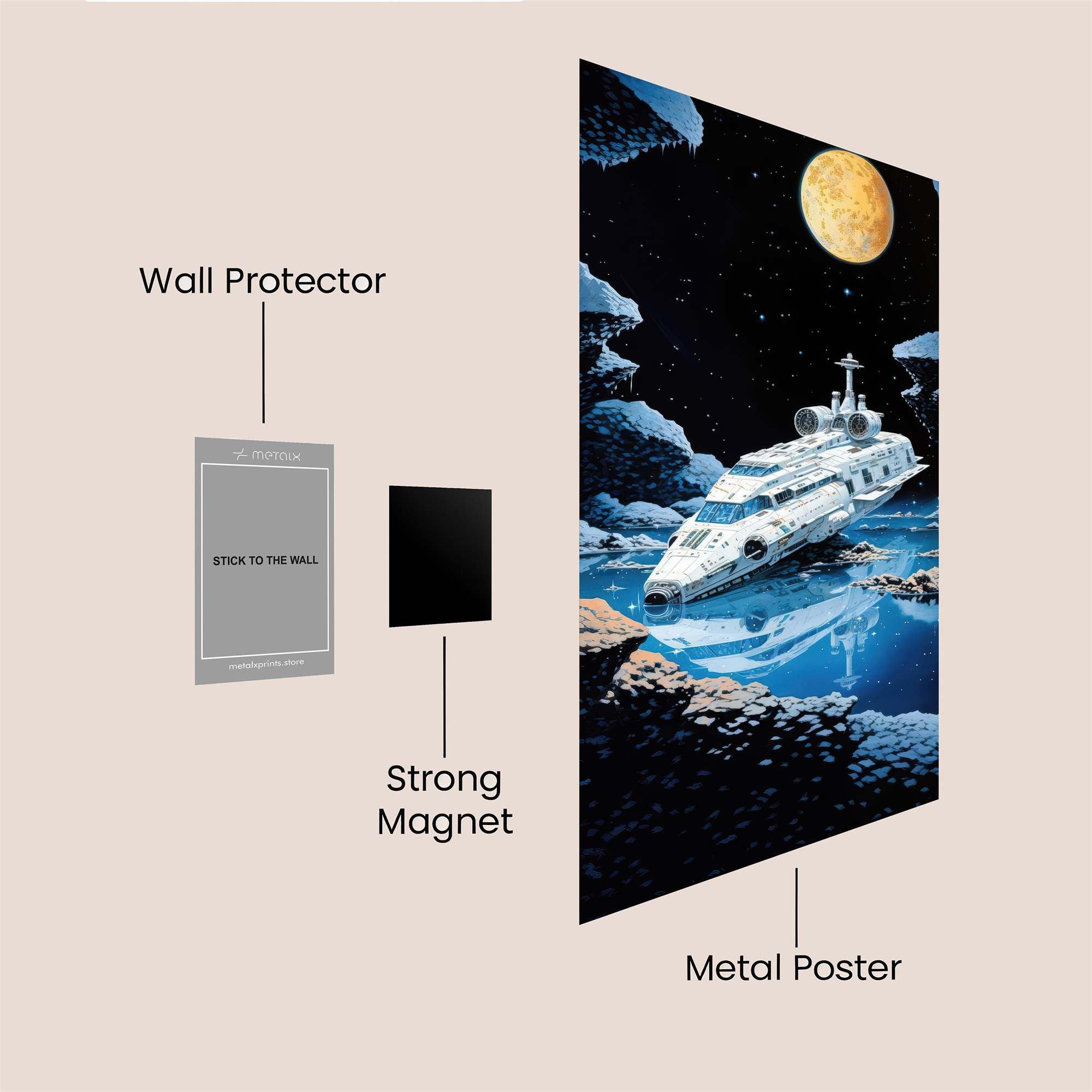 Starship Serenity Safe Wall Magnetic / M